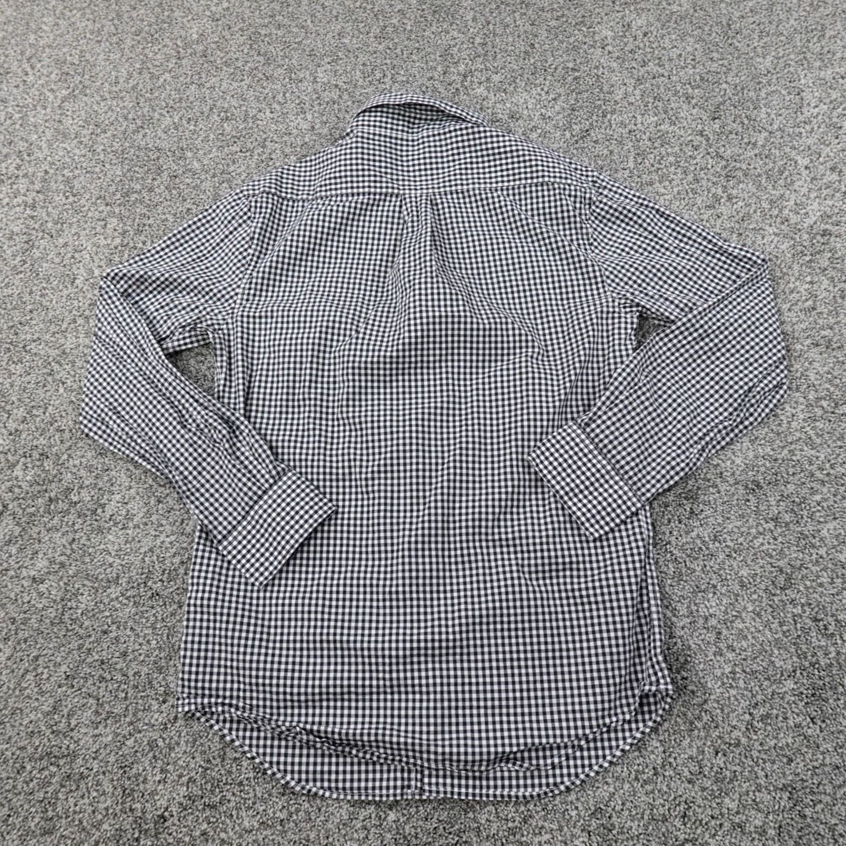 Nat Nast Nat Nast Shirt Mens S Black White Gingham Long Sleeve Button Up Casual Preppy Size US S / EU 44-46 / 1 - 5 Thumbnail