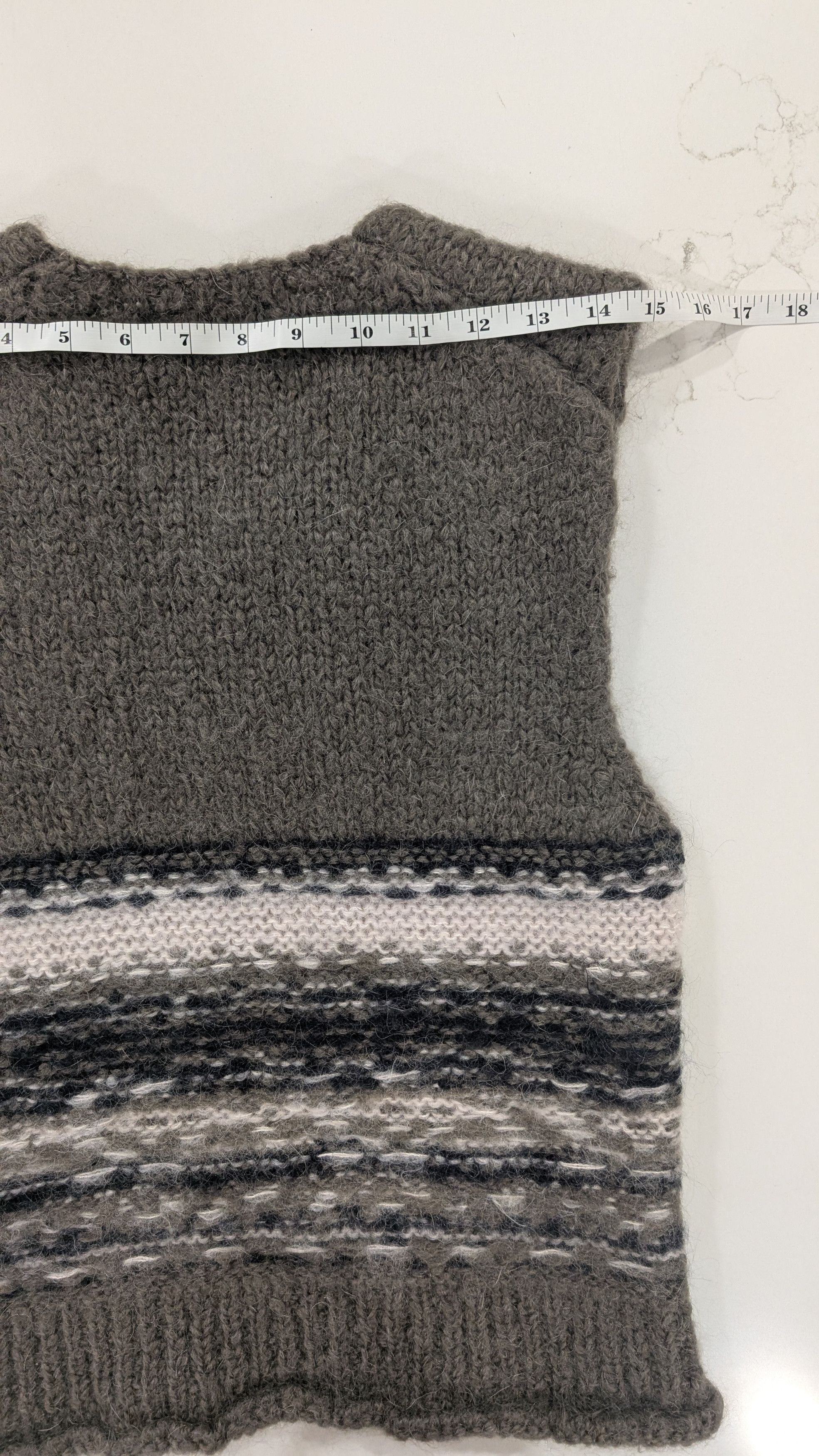Our Legacy Our Legacy Pleaser Tank Blur Fair Isle Mohair Wool Vest 48 Size US M / EU 48-50 / 2 - 7 Thumbnail
