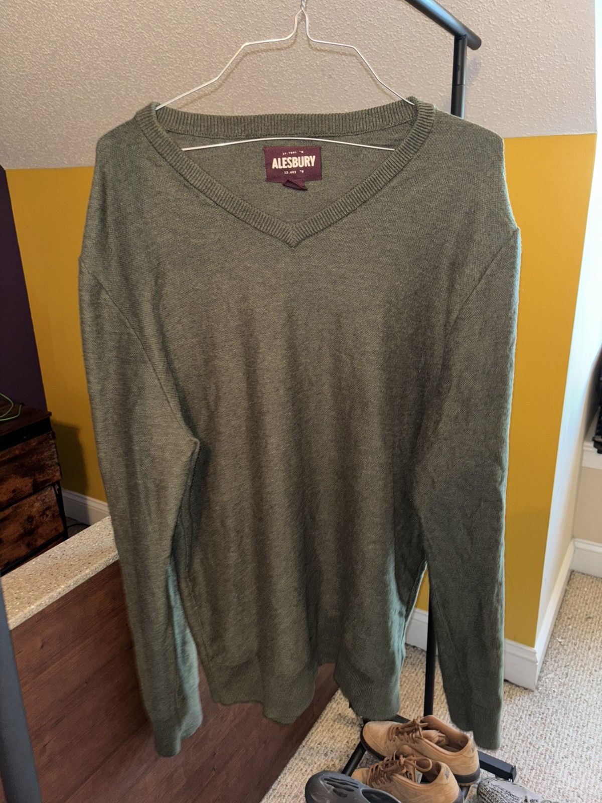 Vintage Alesbury Size Large Green Sweater Size US L / EU 52-54 / 3 - 1 Thumbnail