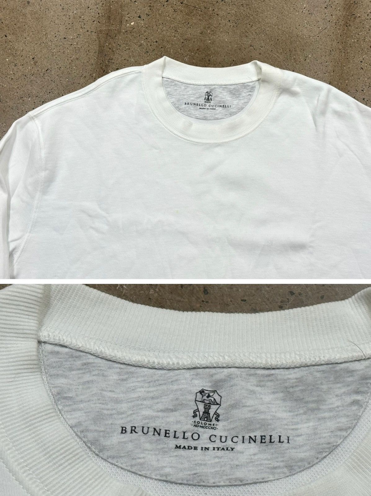 Brunello Cucinelli Brunello Cucinelli bc Long Sleeve Tee Shirt Size US L / EU 52-54 / 3 - 3 Thumbnail