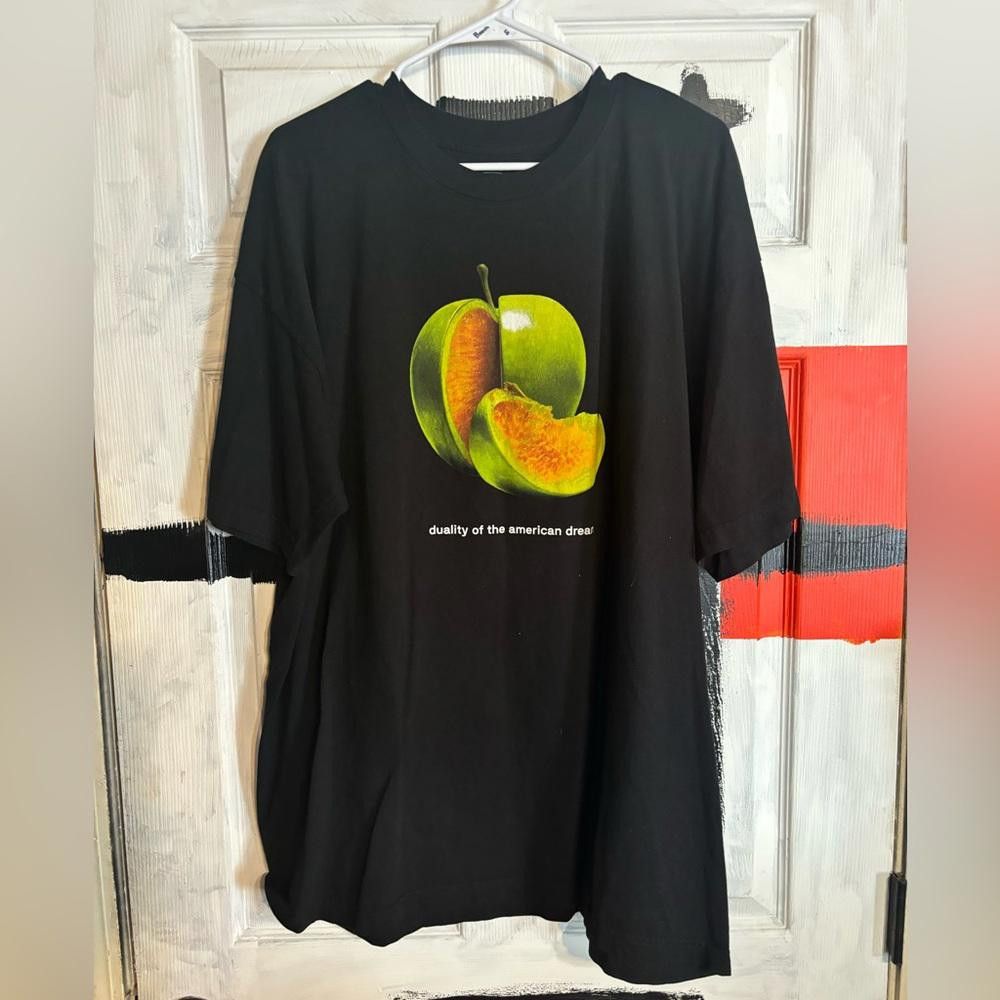 Designer Kevin abstract 2xlarge black graphic preowned tshirt Size US XXL / EU 58 / 5 - 2 Thumbnail