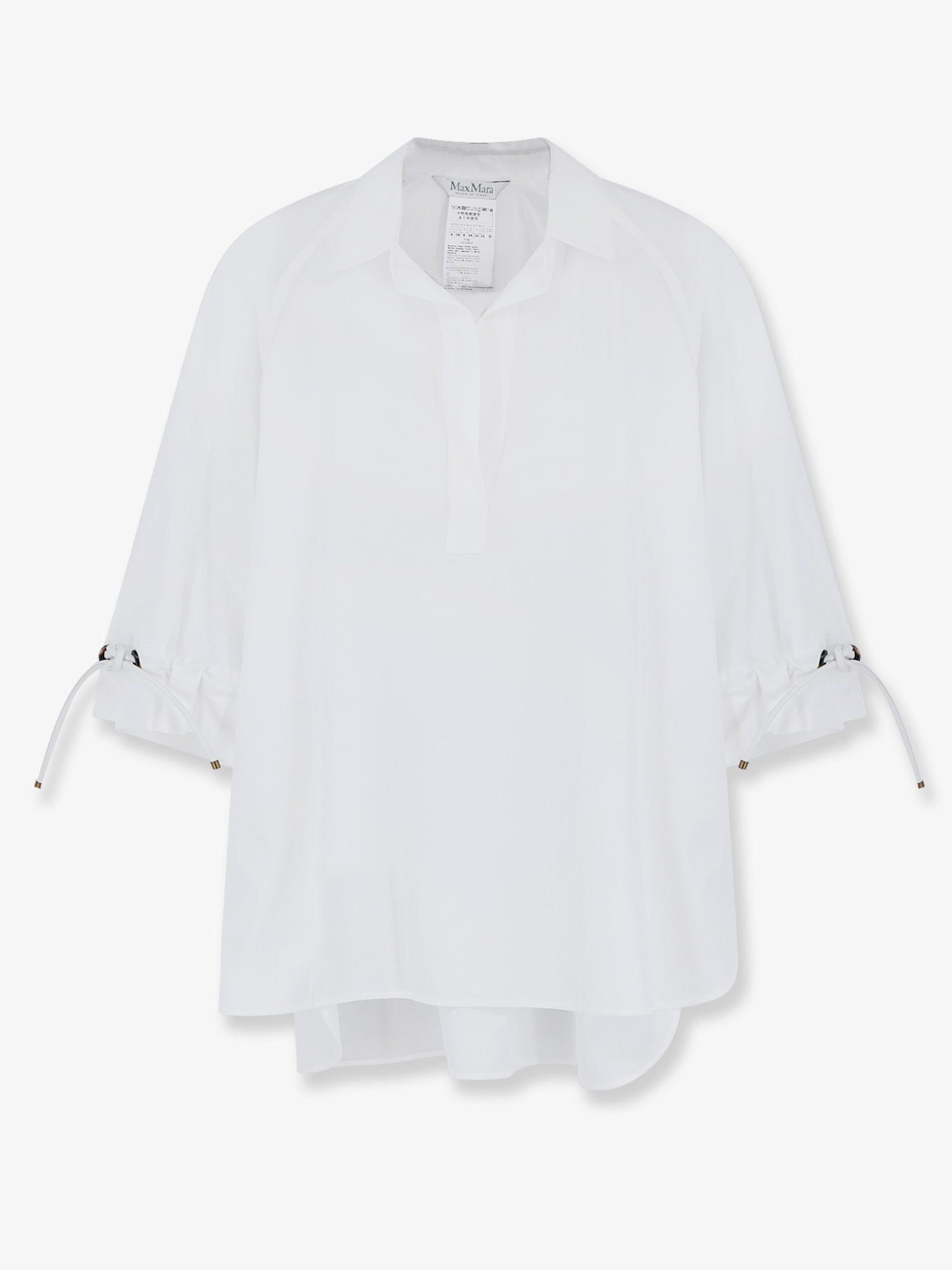 Max Mara Mxmadorni Cotton Shirt Size XS / US 0-2 / IT 36-38 - 1 Thumbnail