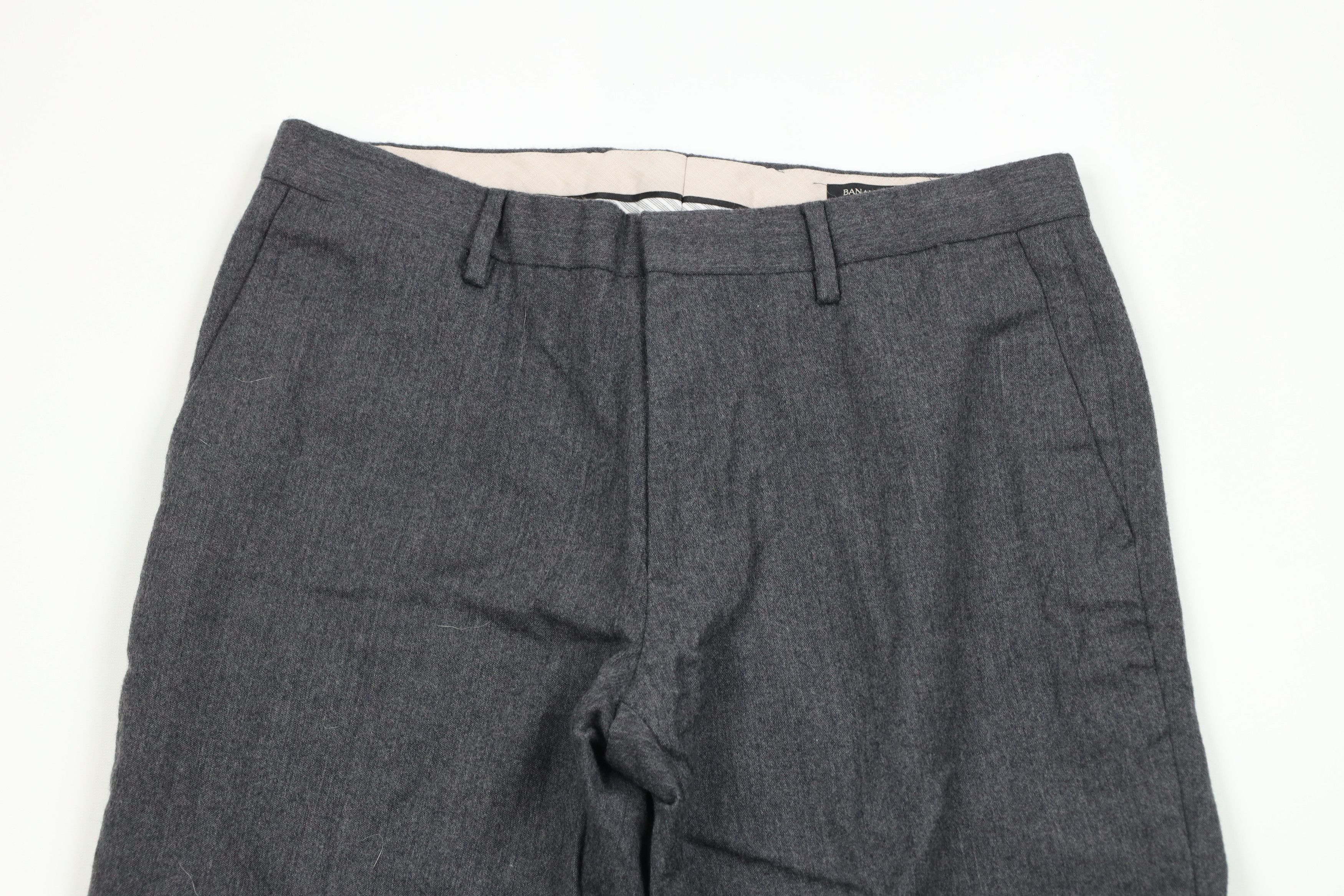 Banana Republic × Vintage Banana Republic Tailored Slim Fit Wool Chinos Pants Trousers Size US 32 / EU 48 - 2 Thumbnail