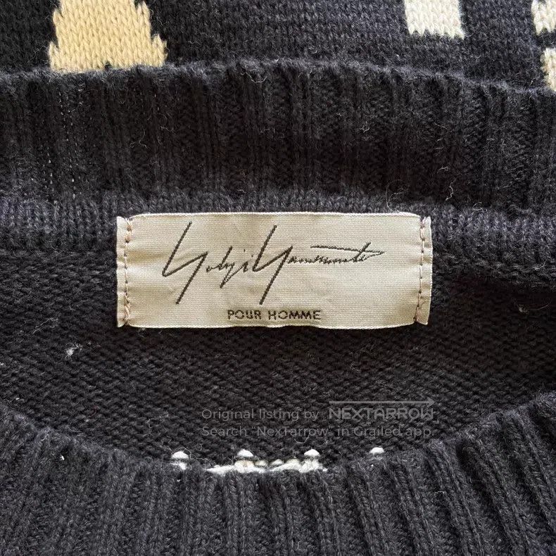 Yohji Yamamoto Yohji Yamamoto 16aw Fair Isle jacquard knit sweater Size US L / EU 52-54 / 3 - 6 Thumbnail