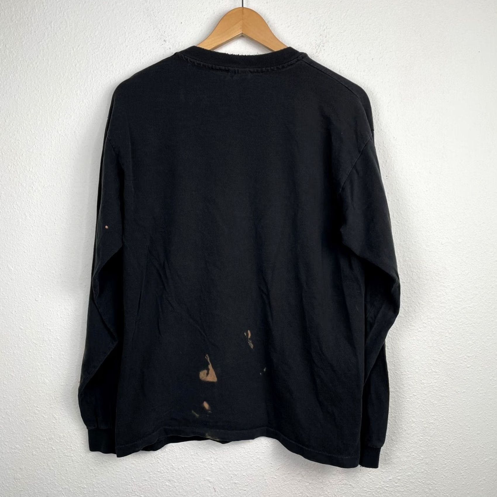 Anvil VINTAGE 90s Spring Heeled Jack Ska Punk Long Sleeve Shirt XL Black Mens Size US XL / EU 56 / 4 - 5 Thumbnail