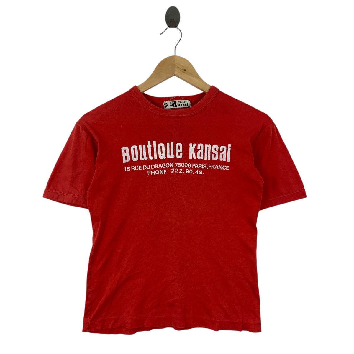 Kansai Yamamoto Vintage 80s BOUTIQUE KANSAI YAMAMOTO Japanese Brand Tshirt Size US S / EU 44-46 / 1 - 1 Thumbnail