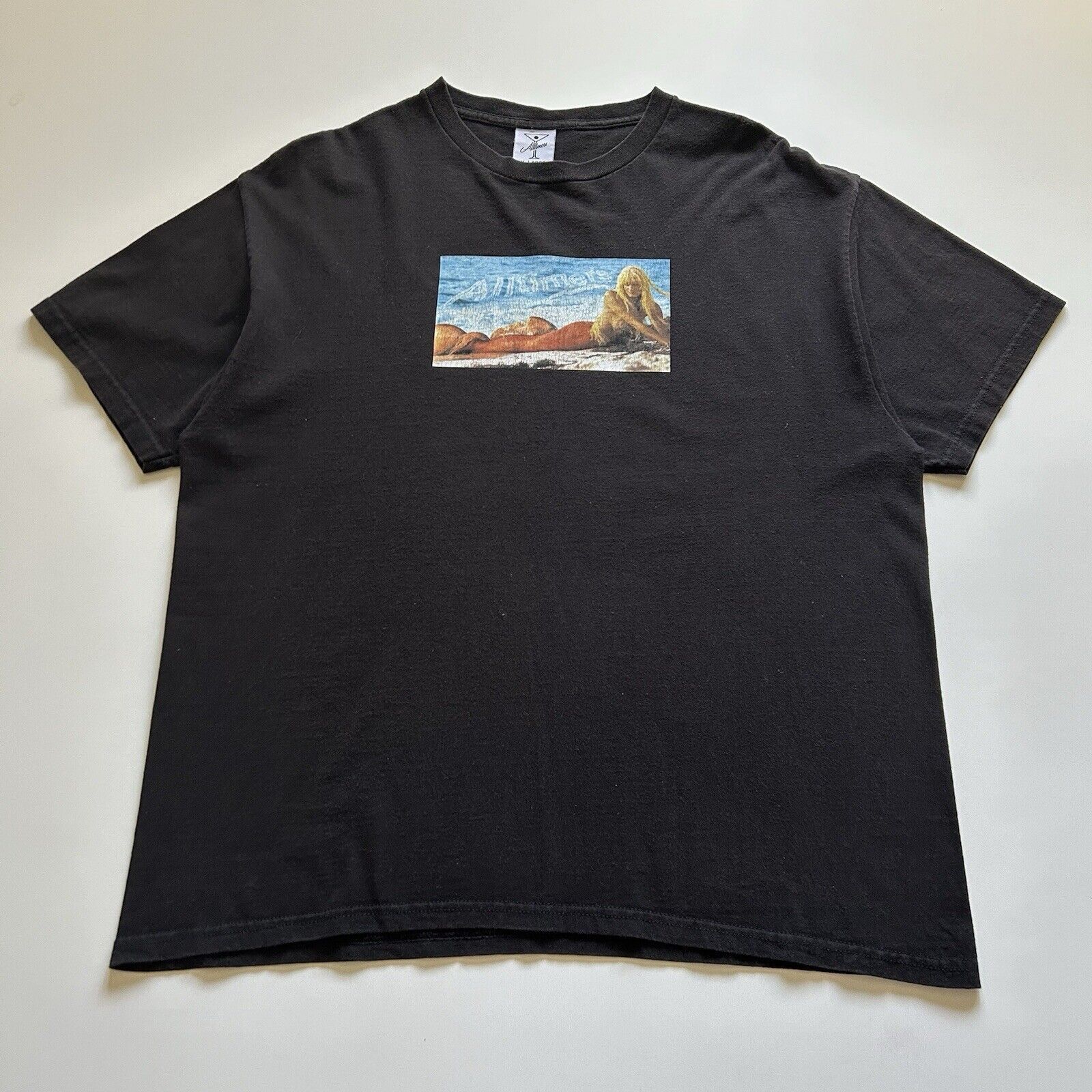 Alltimers Alltimers Skateboarding Mermaid T Shirt XL Faded Black Rare Size US XL / EU 56 / 4 - 1 Thumbnail