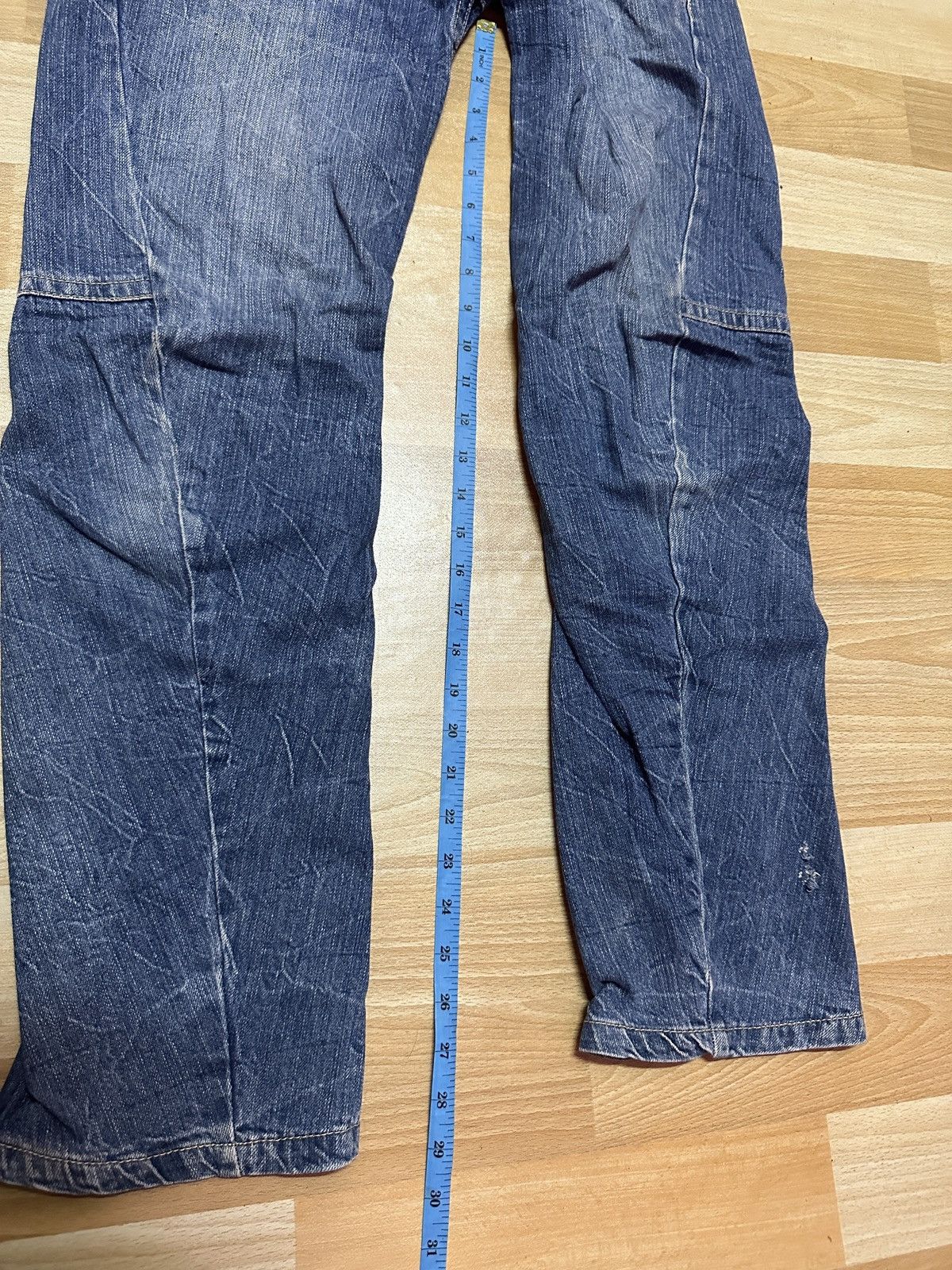 Japanese Brand × Tornado Mart Rare 🔥Double waist Leg twisted Denim Size US 32 / EU 48 - 18 Thumbnail