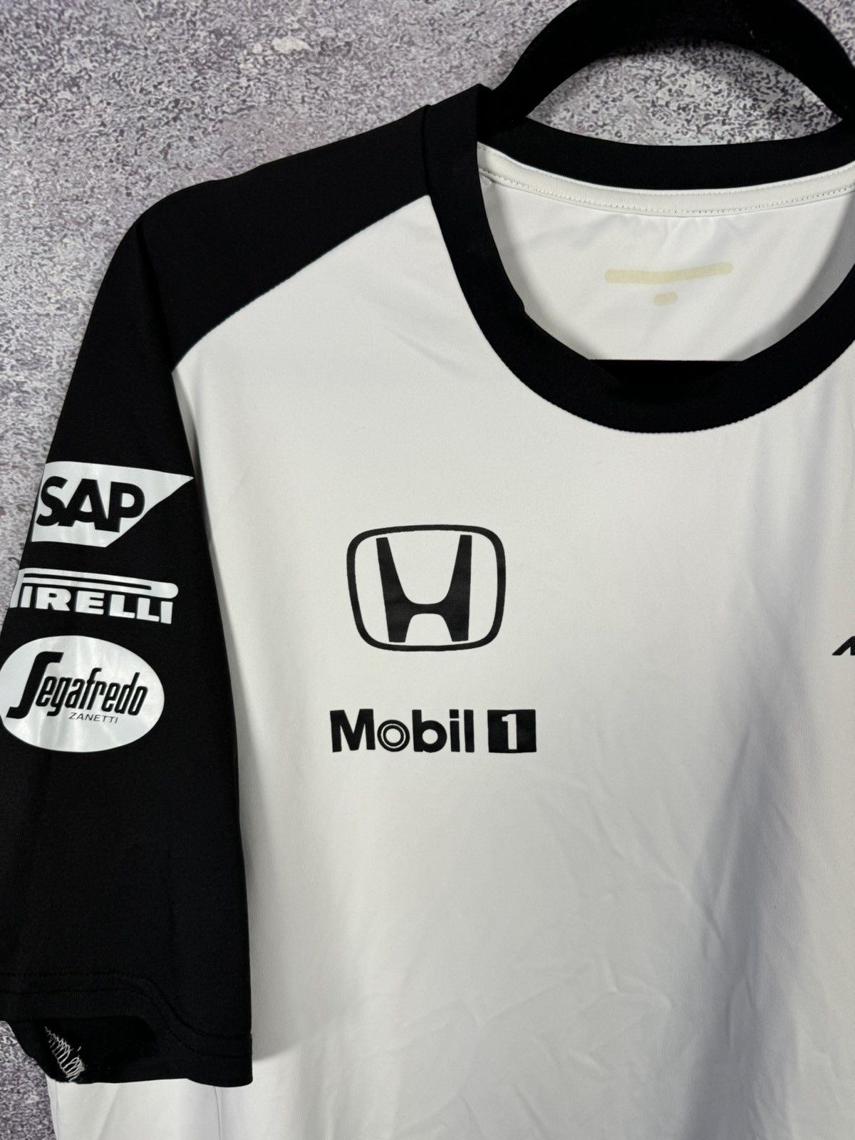 Formula 1 × Honda × Malcolm McLaren McLaren Racing Team Honda F-1 Formula 1 Jersey White XL size Size US XL / EU 56 / 4 - 5 Thumbnail