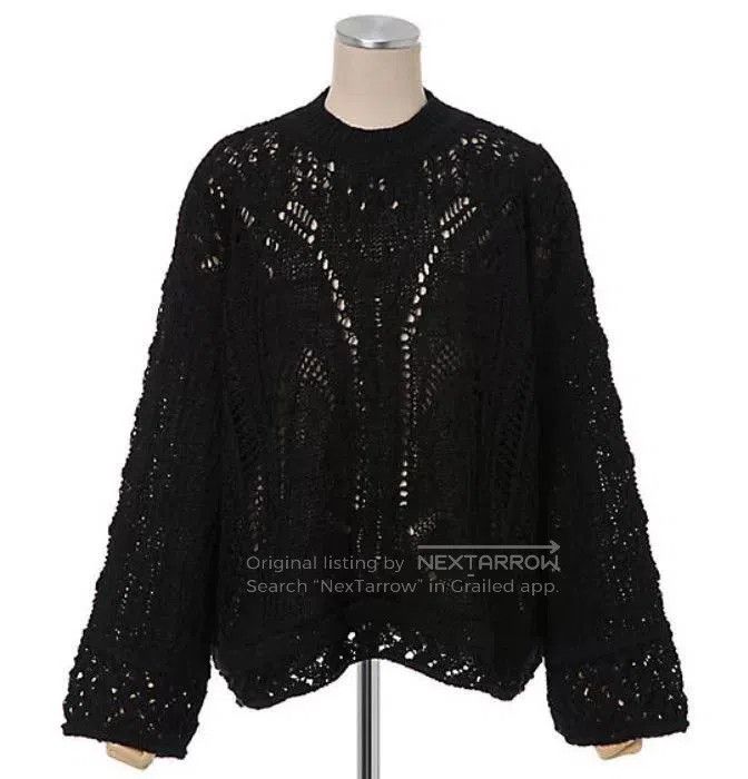 Other Mame Kurogouchi Black Lace Cardigan. Size M / US 6-8 / IT 42-44 - 1 Thumbnail