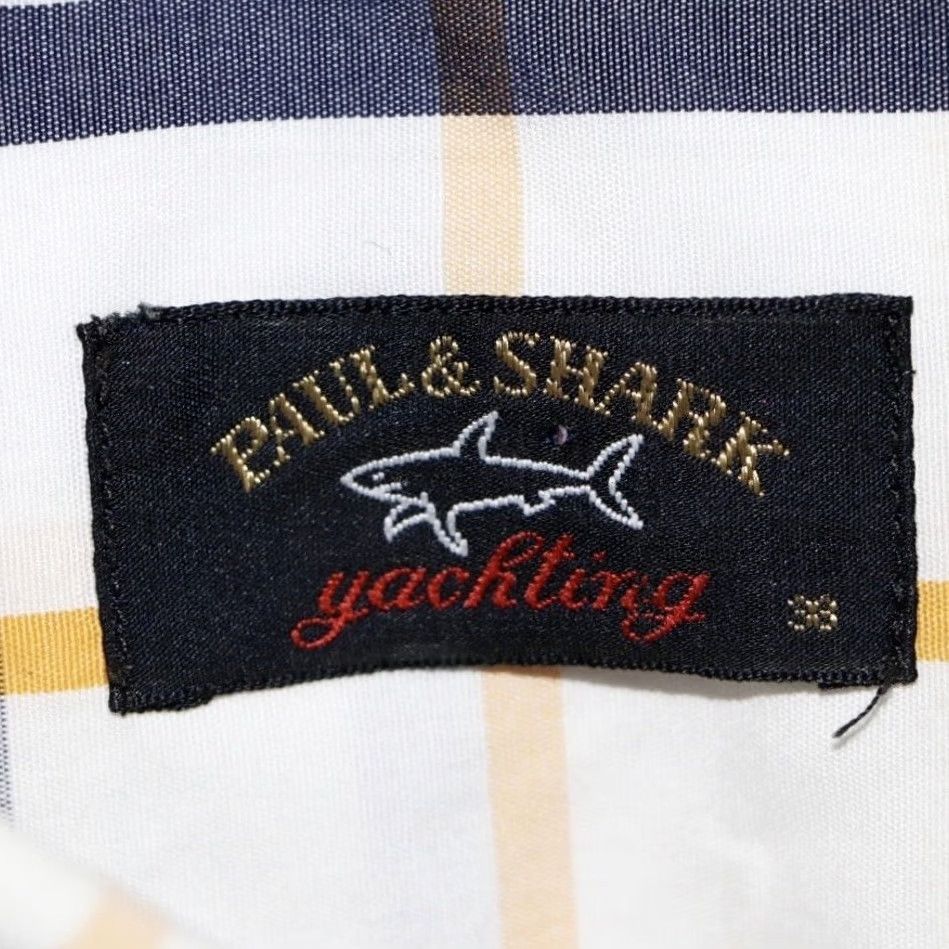 Paul & Shark VINTAGE Paul & Shark Shirt Mens Check Multi Button-Down 38 M Medium Size US M / EU 48-50 / 2 - 4 Thumbnail