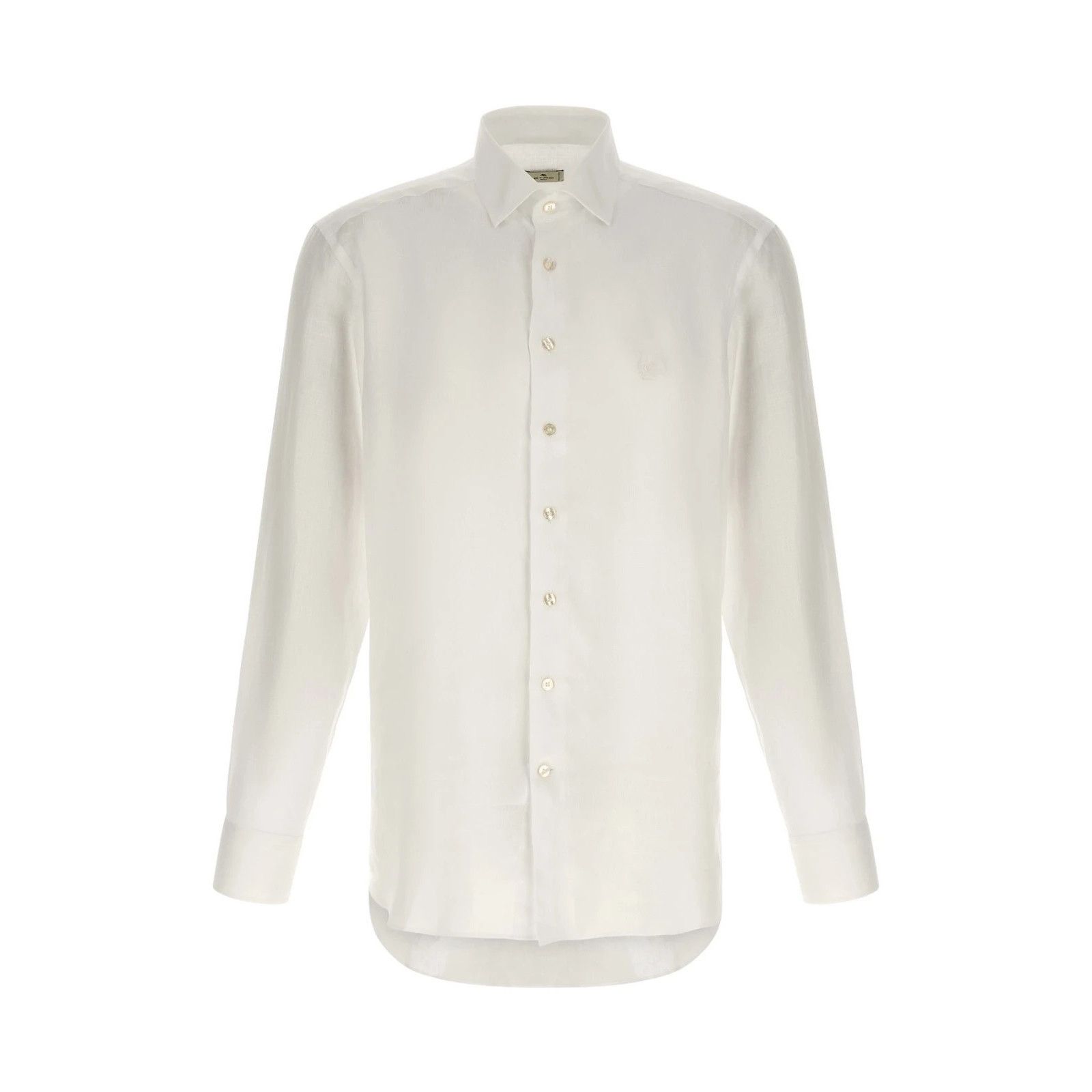 ETRO White Linen Shirt New And Authentic (Men's size:XL;)