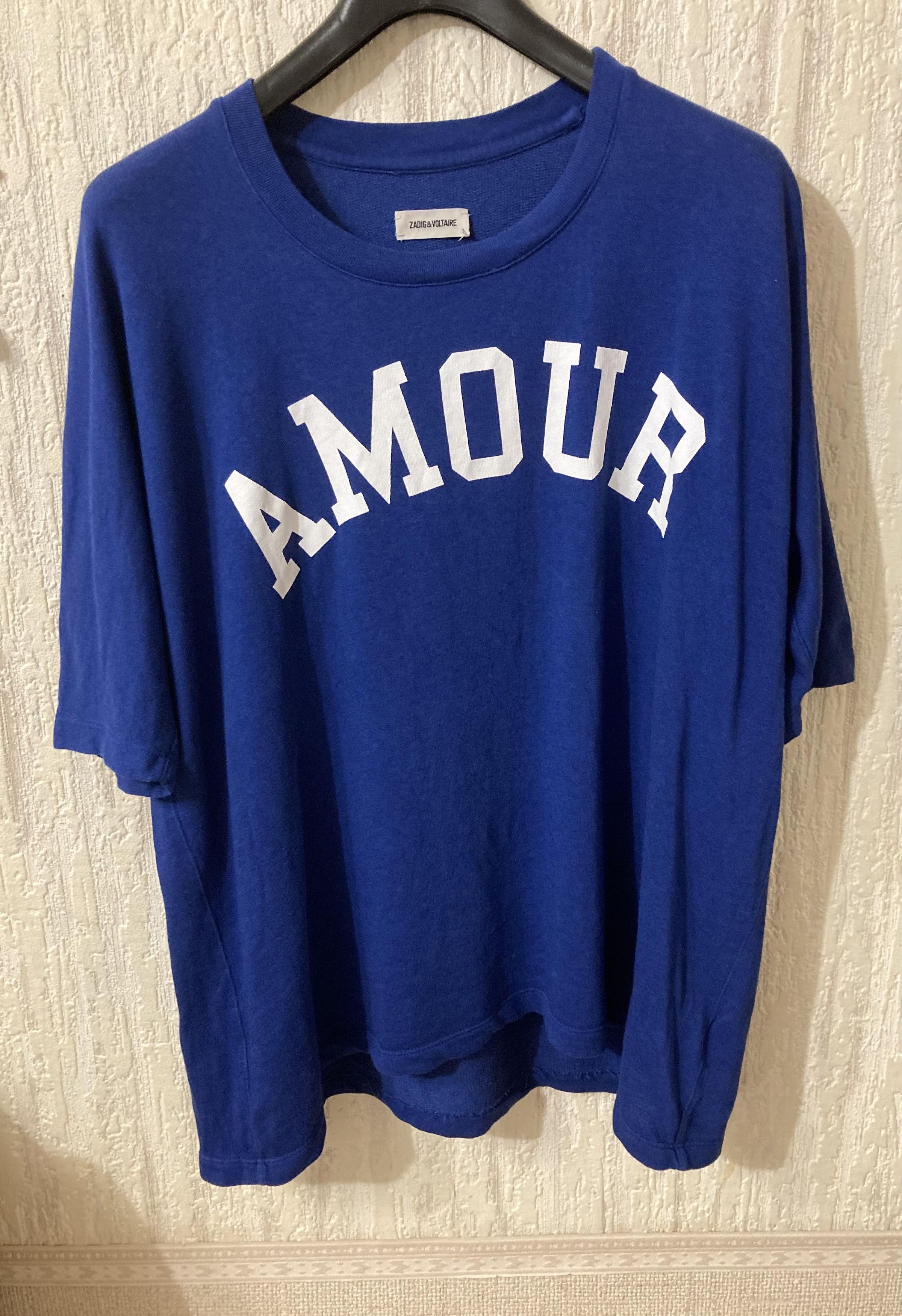 Zadig & Voltaire ZADIG & VOLTAIRE Portland Amour Sweatshirt short sleeve Size S / US 4 / IT 40 - 1 Thumbnail