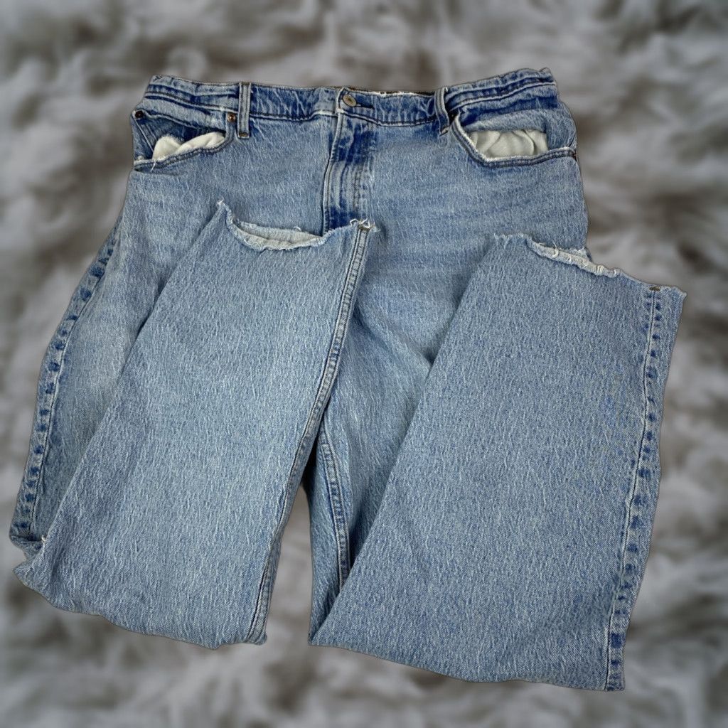 Abercrombie & Fitch VINTAGE Abercrombie & Fitch Jeans 90s Ultra High Rise Straight Womens 34/18R Blue Denim Cotton Blend 5-Pocket Mens Womens Size 24" / US 00 / IT 34 - 1 Thumbnail