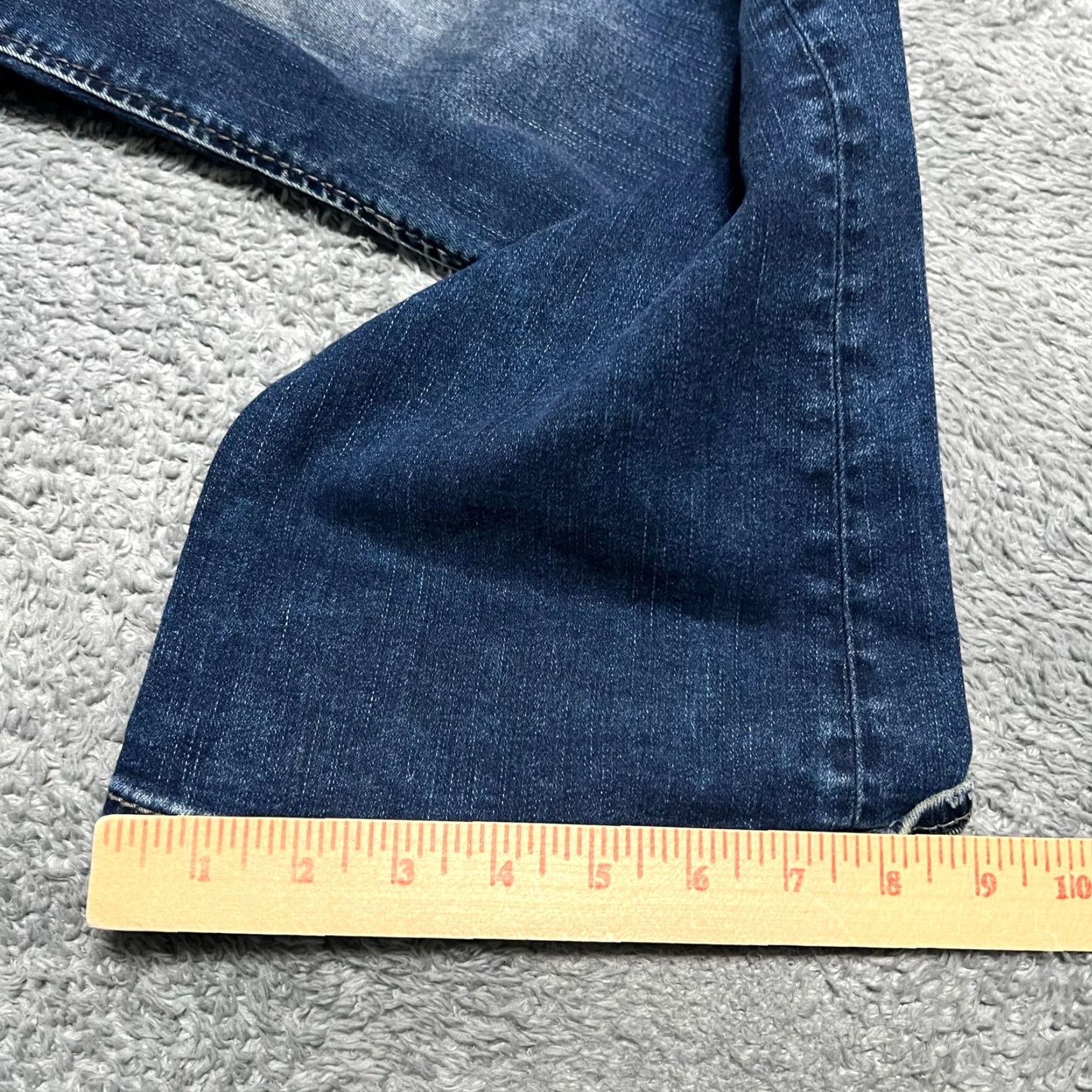 Silver Jeans Co. Silver Jeans Elyse Boot Blue Western Contrast Stitch Womens 30 Regular 34x32.5 Bootcut Jeans Women Size 30" / US 8 / IT 44 - 6 Thumbnail