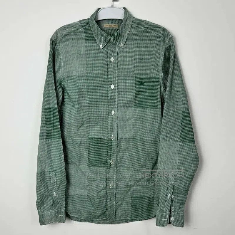 Burberry Burberry Green Checkered Men's Shirt. Size US S / EU 44-46 / 1 - 1 Thumbnail