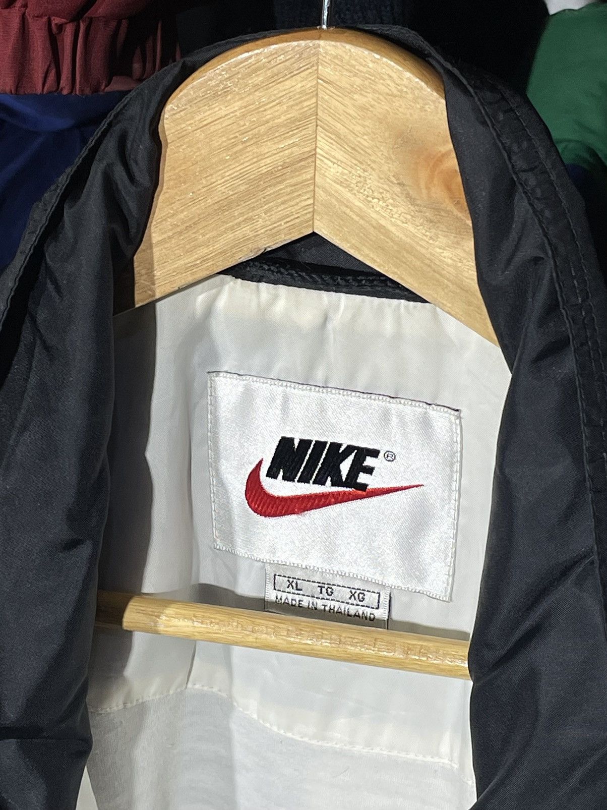 Nike × Vintage Windbreaker Nike Big Swoosh Vintage 90’s Size US XL / EU 56 / 4 - 11 Thumbnail