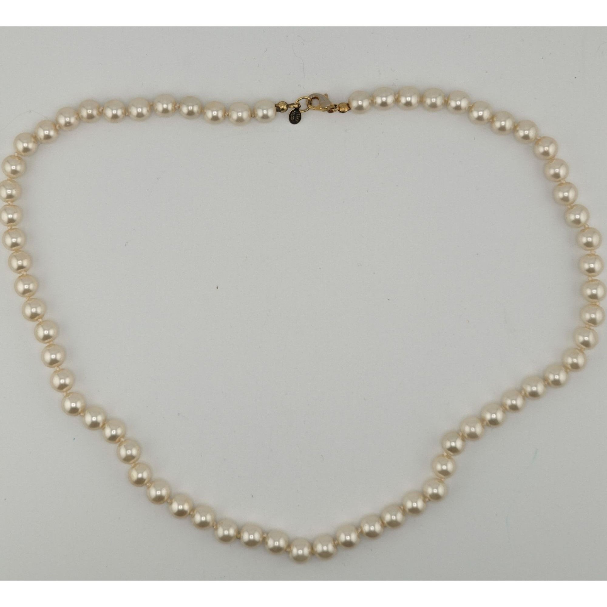 Other Vintage 1960s WLIND Faux Pearl Necklace With 14K Gold Electr Size ONE SIZE - 7 Thumbnail