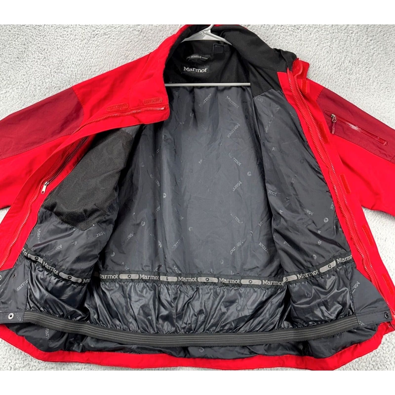 Marmot Marmot Membrain Jacket Mens Small Red Nylon Tamarack Windbreaker Full Zip Mens Size US S / EU 44-46 / 1 - 4 Thumbnail