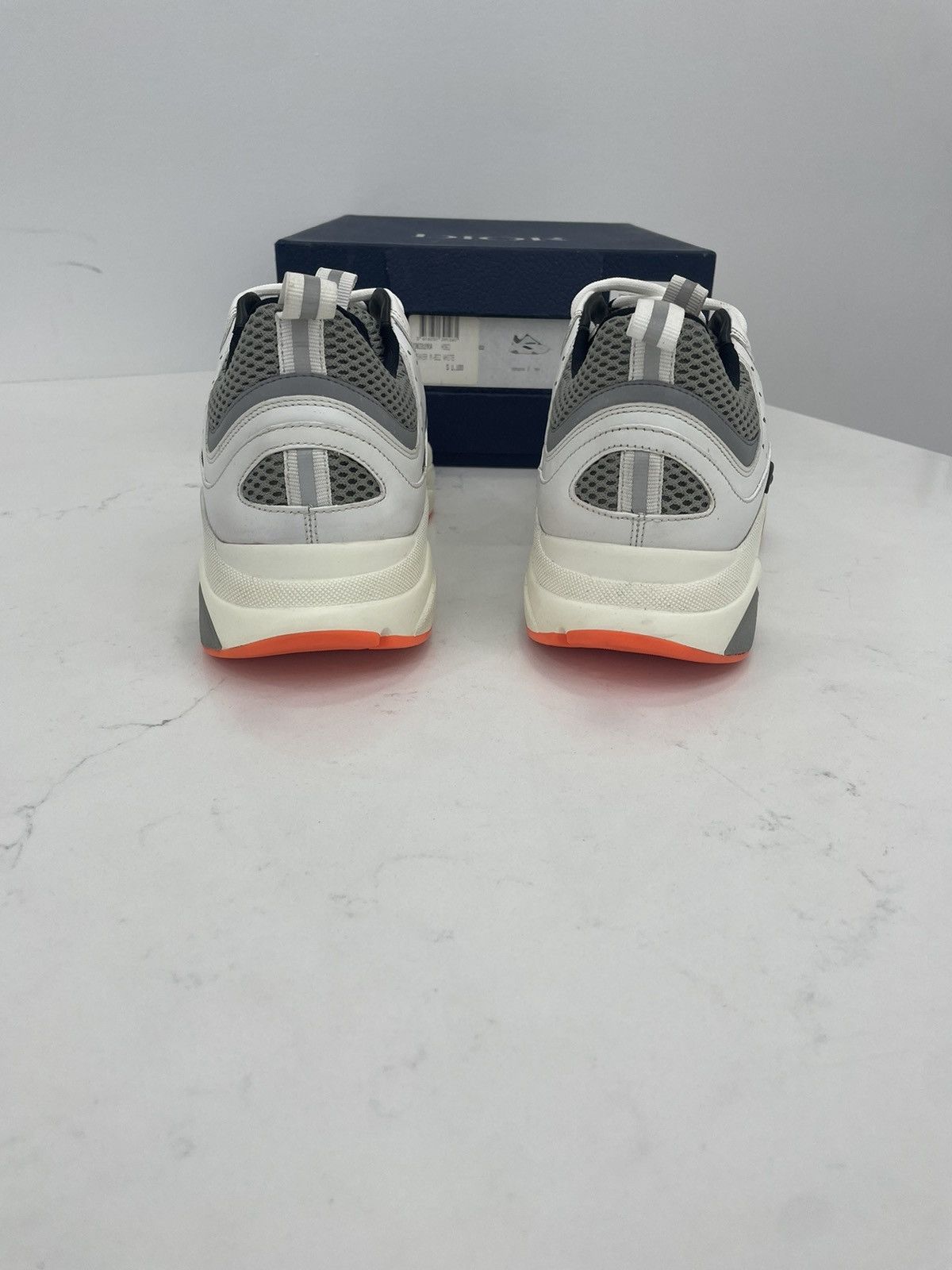 Dior Dior B22 white with orange bottom Size US 9 / EU 42 - 3 Thumbnail