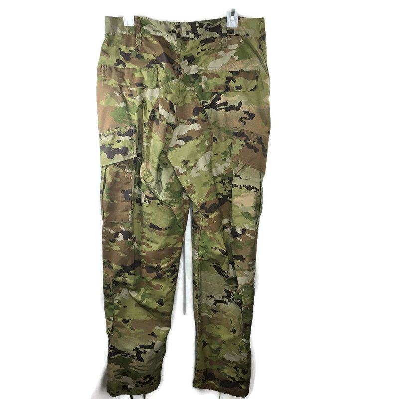 Other Green Camo Cargo Army Combat Uniform Pants Medium Regular Size US 33 - 9 Thumbnail