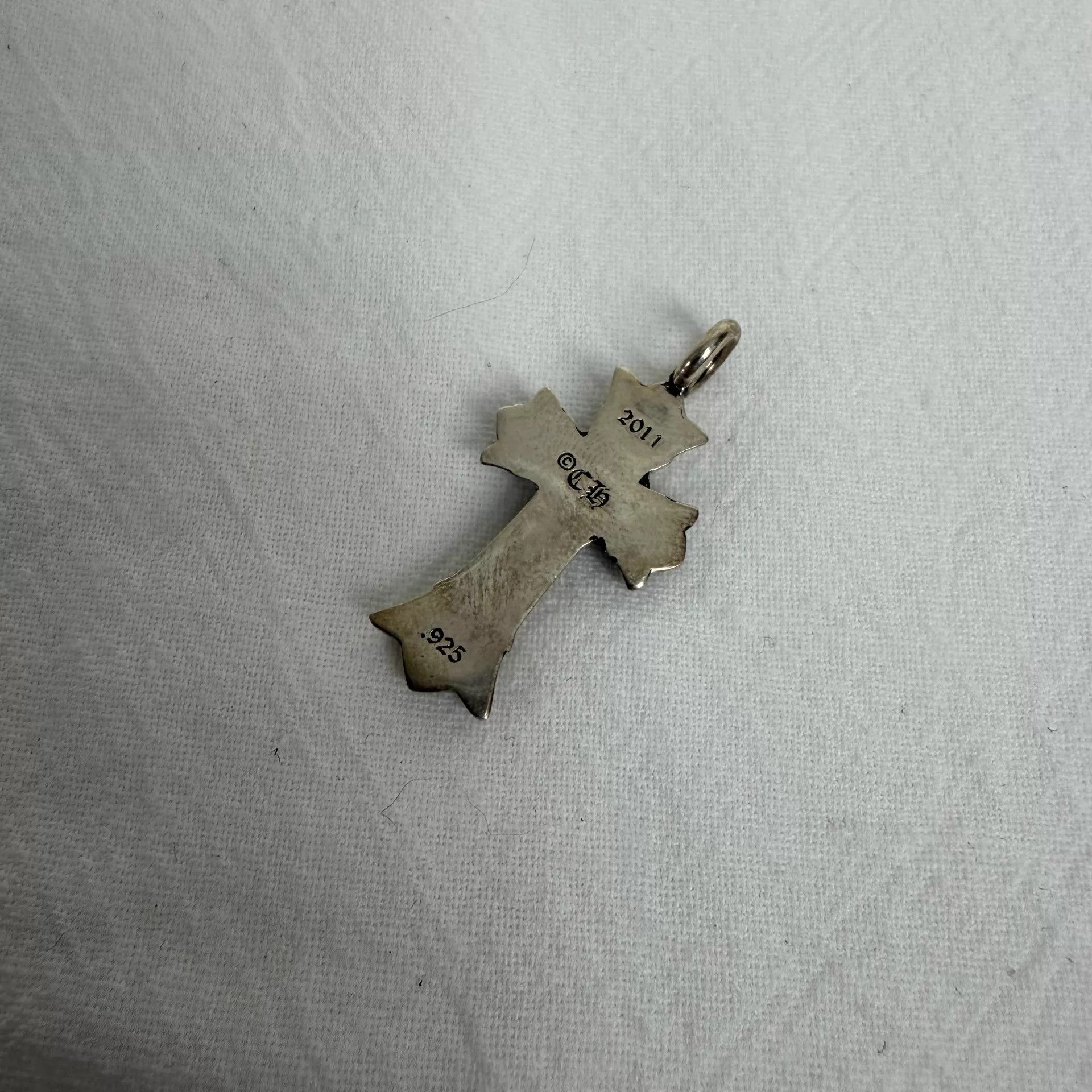 Chrome Hearts Chrome Hearts 925 Silver Small Double Layer Cross Pendant Size ONE SIZE - 2 Thumbnail