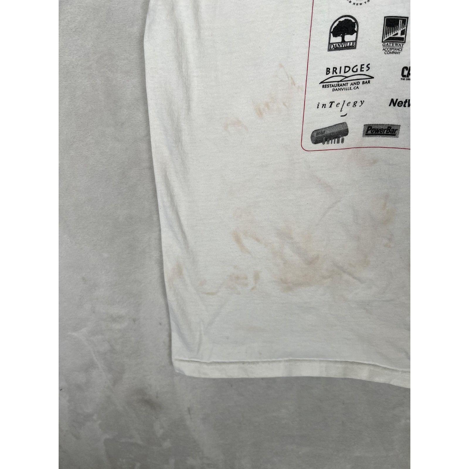 Port & Company Vintage Danville 5000 Nike Train T-Shirt Mens Medium White 5 Size US M / EU 48-50 / 2 - 11 Thumbnail