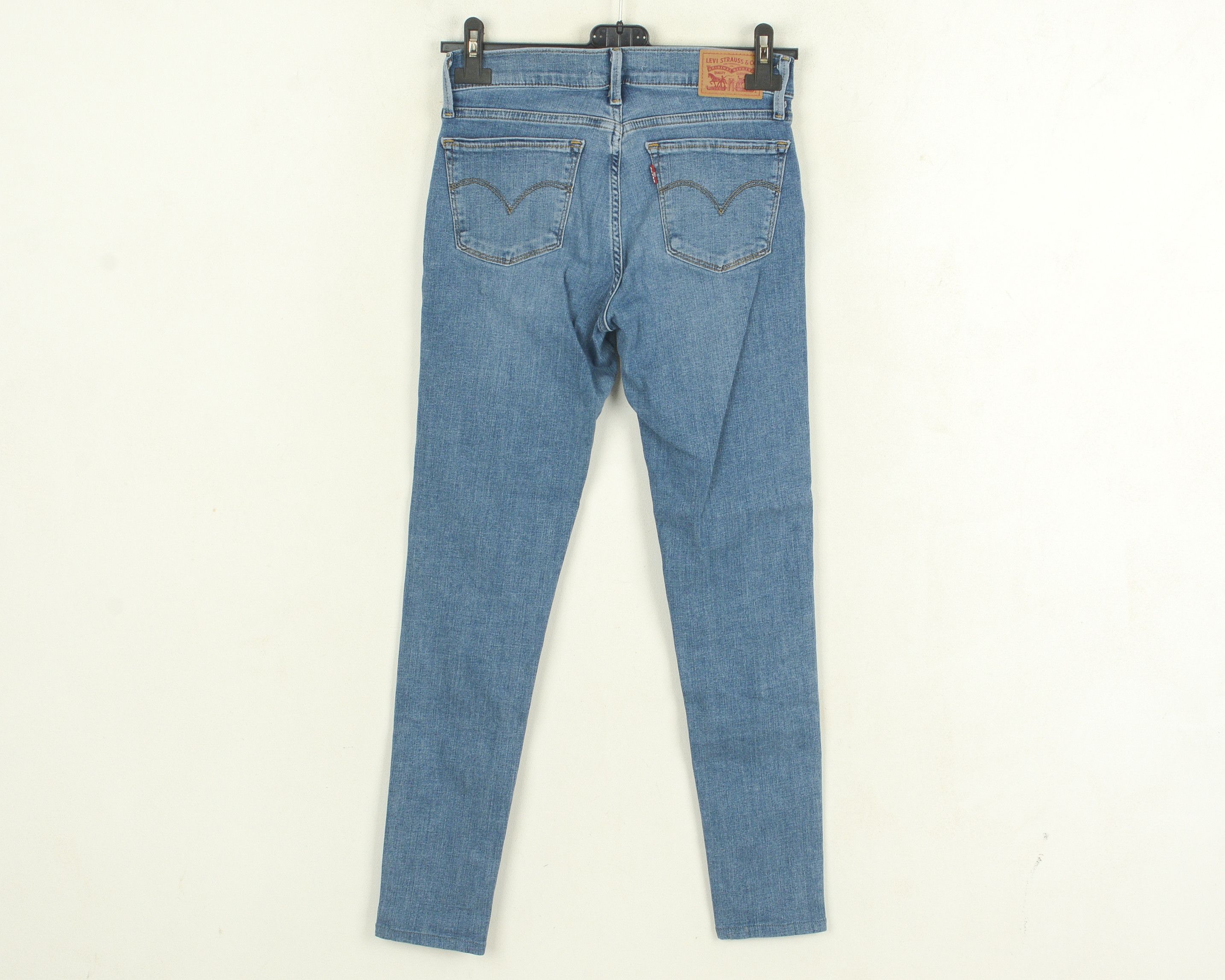 Levi's 710 Women W27 L32 Super Skinny Jeans Trousers Pants Stretchy Size 27" / US 4 / IT 40 - 4 Thumbnail