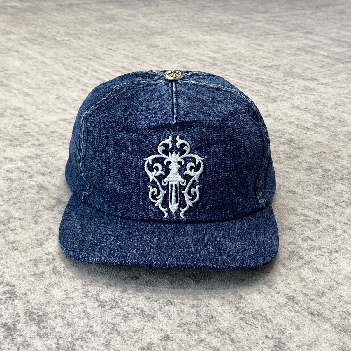 Chrome Hearts Chrome Hearts Slouchy 5 Panel Cap denim Size ONE SIZE - 1 Thumbnail