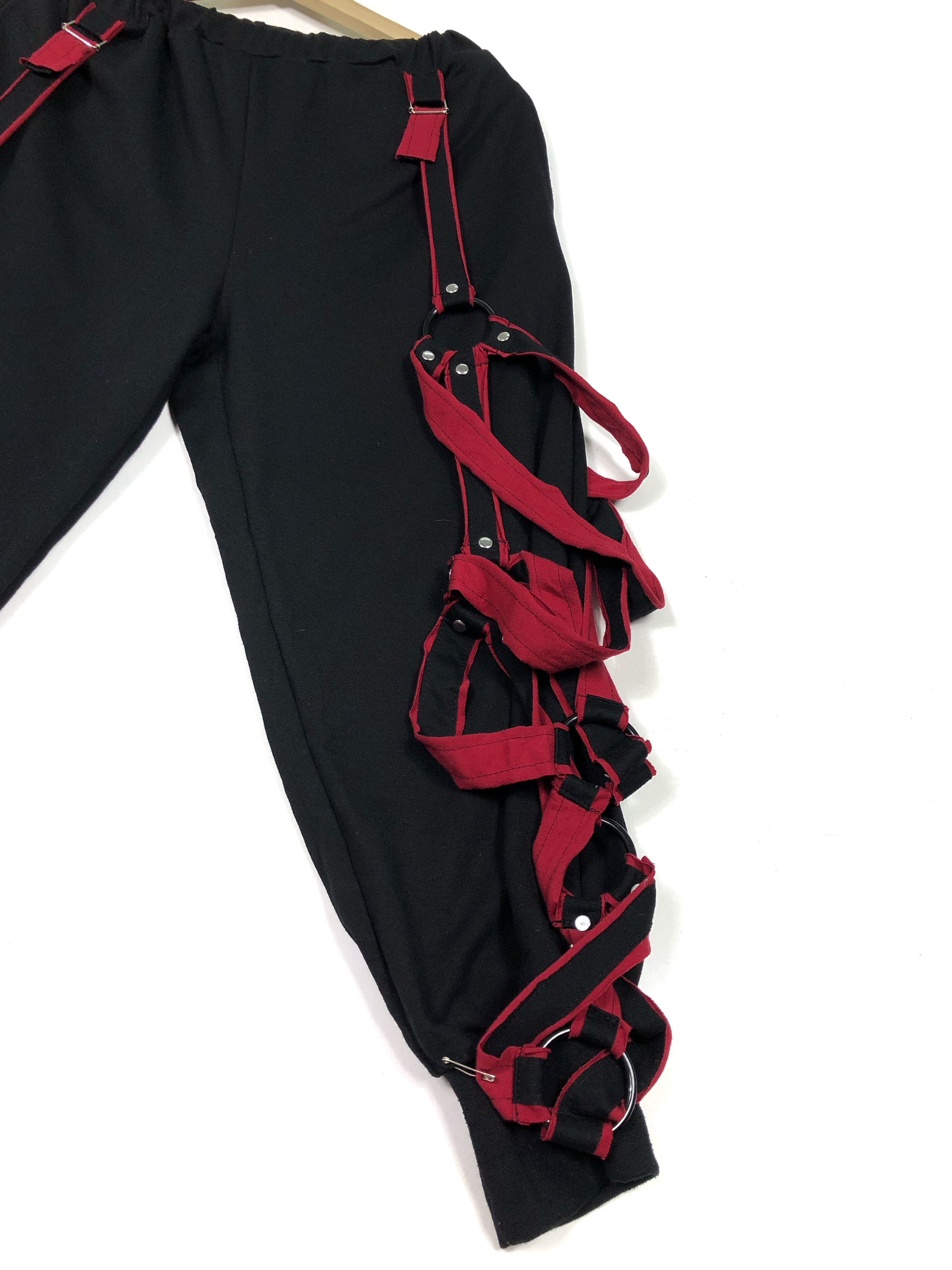 Japanese Brand RARE🔥JAPAN DRUG HONEY BONDAGE PARACHUTE STYLE CROP JOGGER Size US 34 / EU 50 - 5 Thumbnail