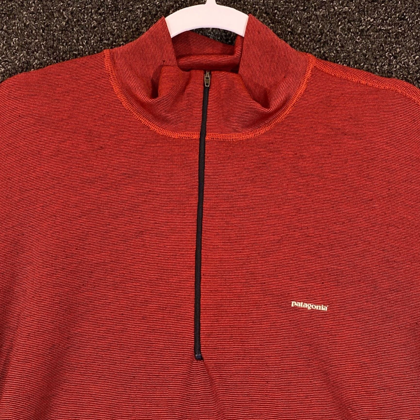 Patagonia PATAGONIA Jacket Mens XL Red 1/2 Zip Pullover Baselayer Lightweight Daily Casual Travel Workwear Size US XL / EU 56 / 4 - 2 Thumbnail