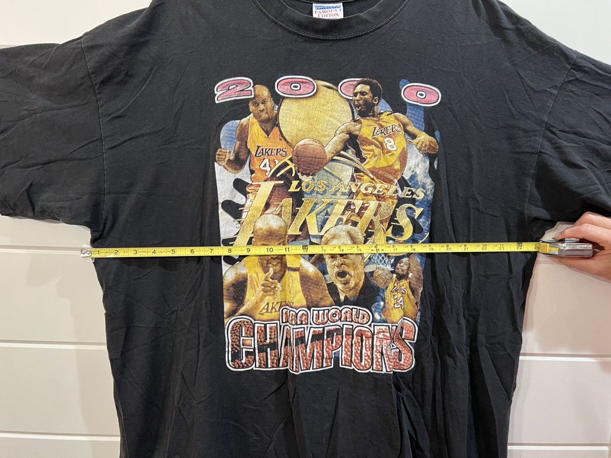 Gildan × NBA Rare 2000 LA Lakers NBA Champions T-Shirt Size US XXL / EU 58 / 5 - 4 Thumbnail