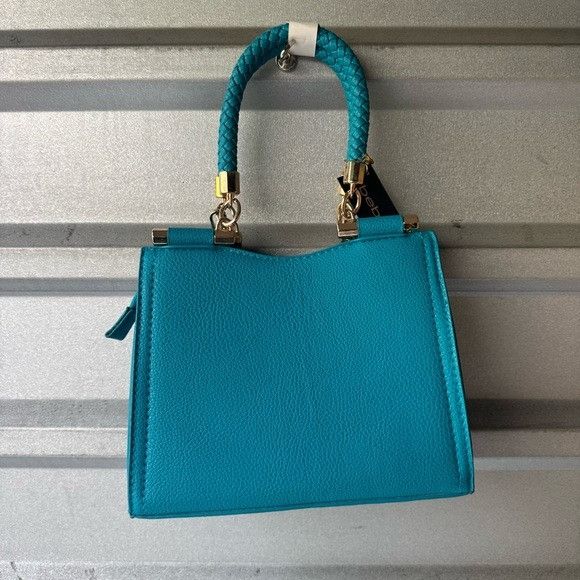 Bebe NWT BEBE FABIOLA TOP HANDLE CROSSBODY CAPRI BLUE Size ONE SIZE - 5 Thumbnail