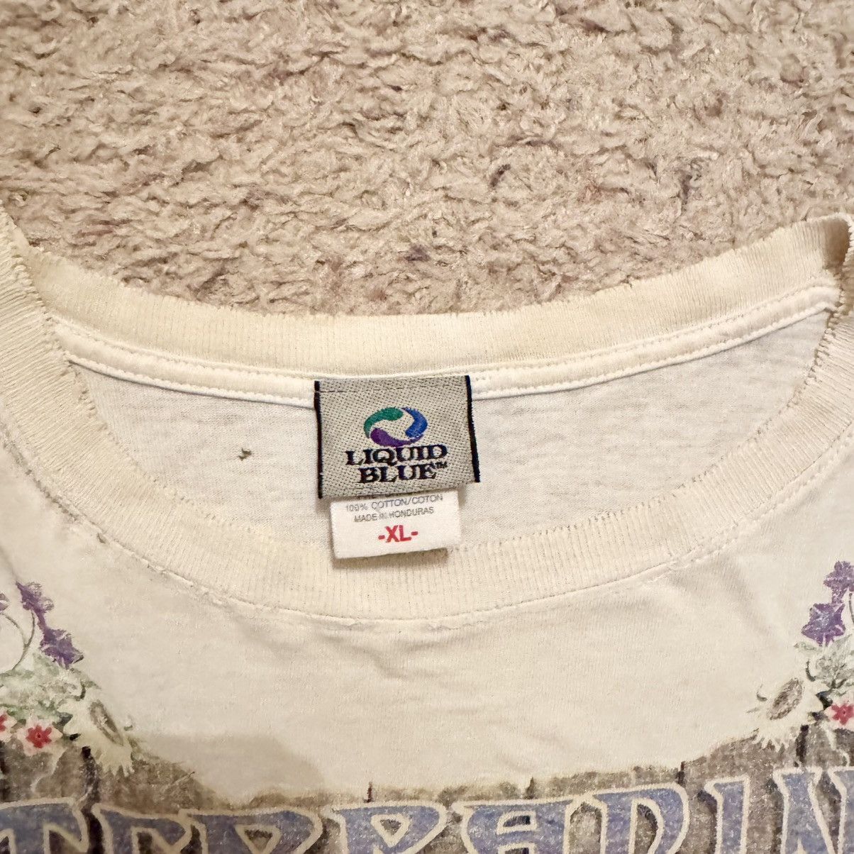 Vintage Vintage 1999 Grateful Dead Terrapin Station Liquid Blue Tee Size US XL / EU 56 / 4 - 10 Thumbnail