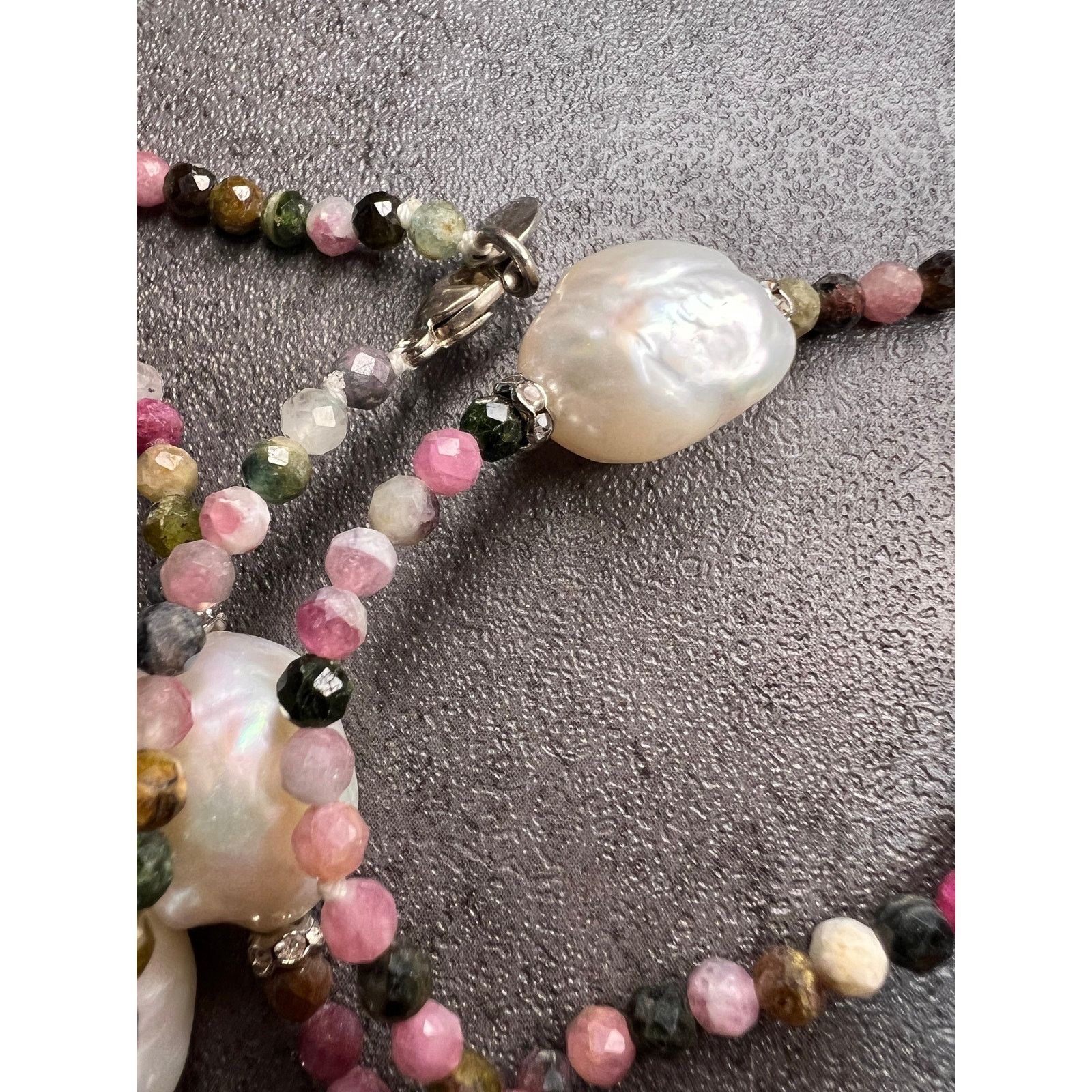 Other Lucas Lameth tourmaline and pearl long necklace Size ONE SIZE - 2 Thumbnail