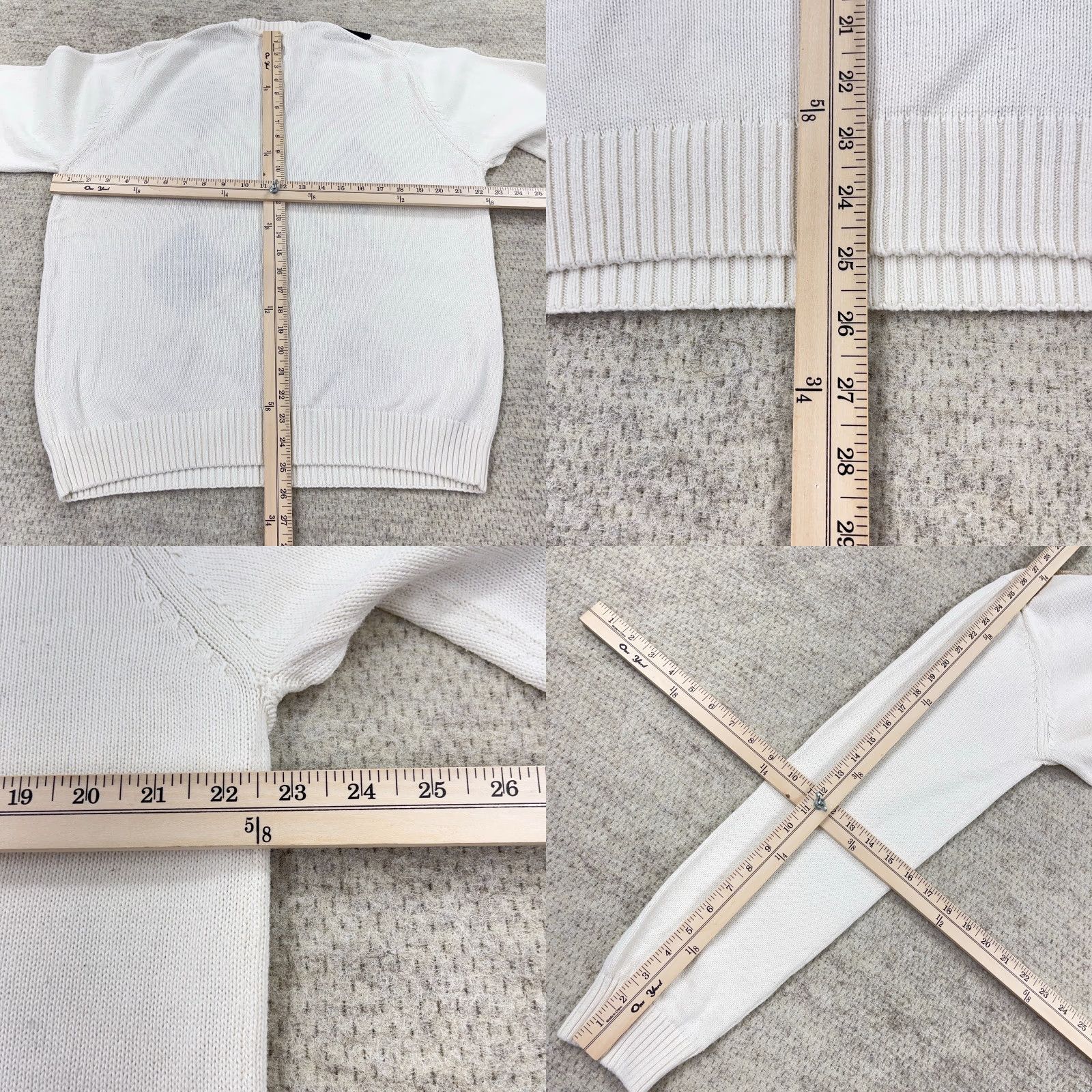 Vintage David Taylor Sweater Men M White Argyle Diamond Golf Grandpa VTG 80s 90s Retro Streetwear Pullover Crew Neck Mens Size US M / EU 48-50 / 2 - 8 Thumbnail