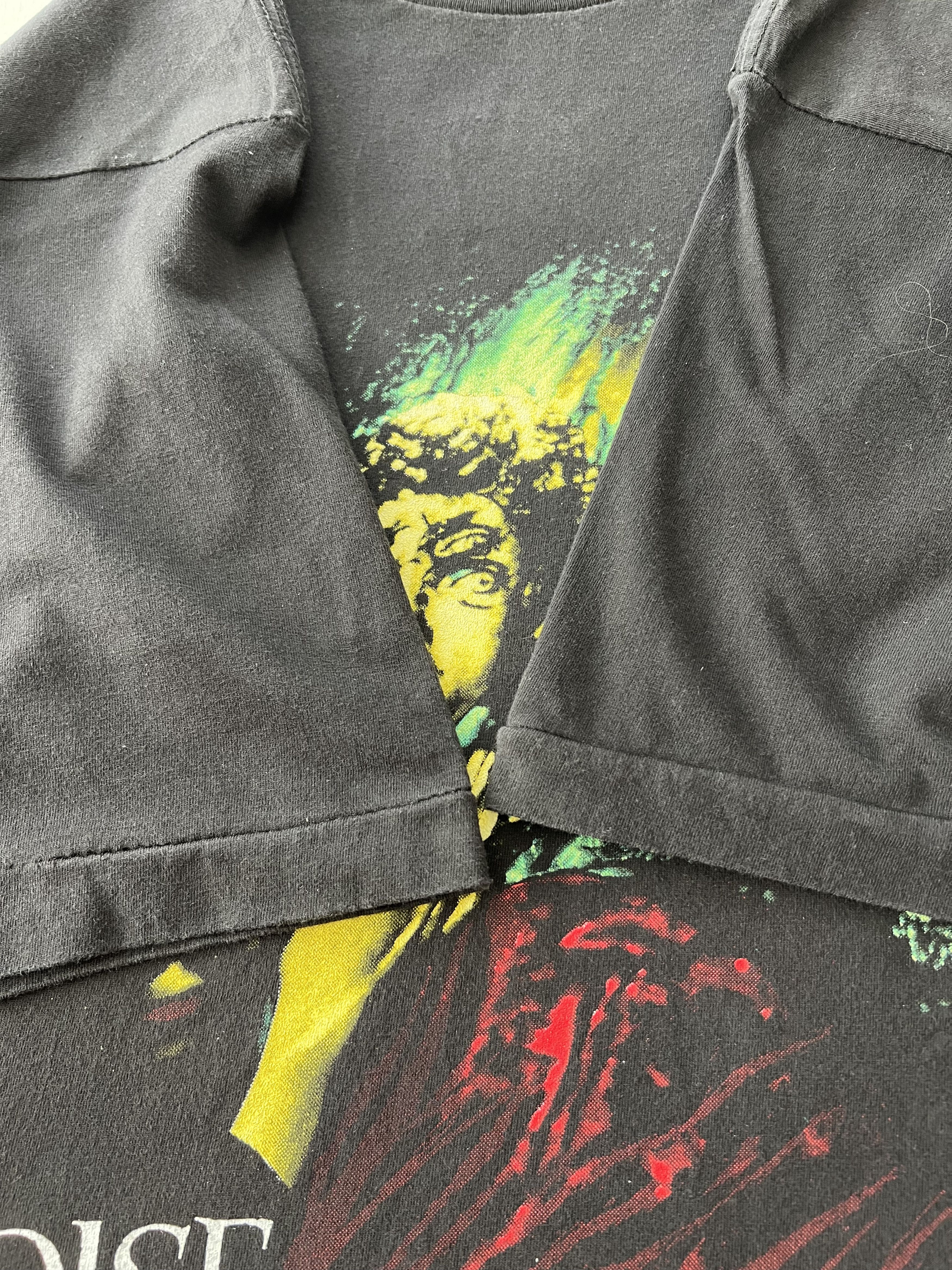 Band Tees Vintage 90s Paradise Lost Icon Cropped Black T-shirt Size US L / EU 52-54 / 3 - 7 Thumbnail