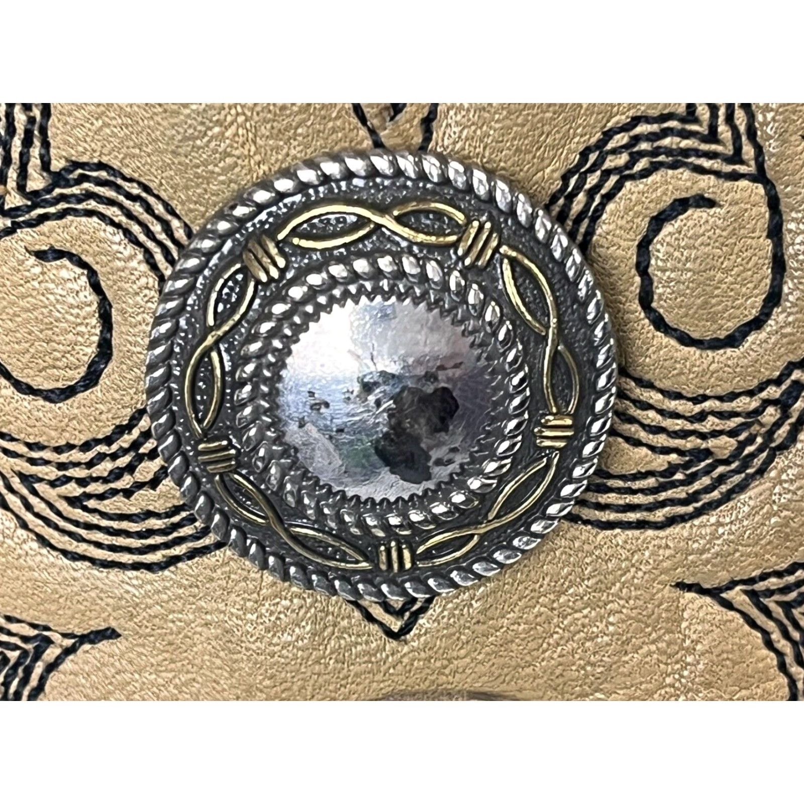 Ariat Ariat Leather Boot Purse Handbag Shoulder Bag GUC Chain Strap Tooled HTF Unique Leather Purse HTF Size ONE SIZE - 6 Thumbnail