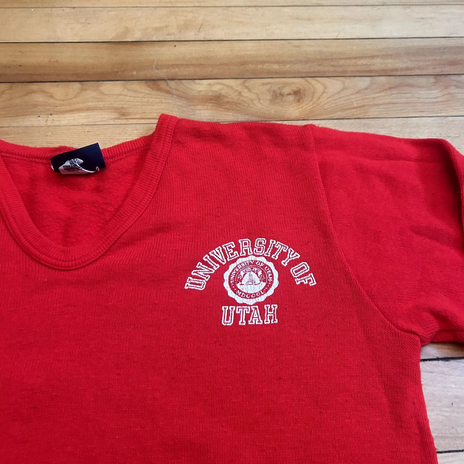 Jansport Vintage Jansport University of Utah Red Sweater Medium Size US M / EU 48-50 / 2 - 2 Thumbnail