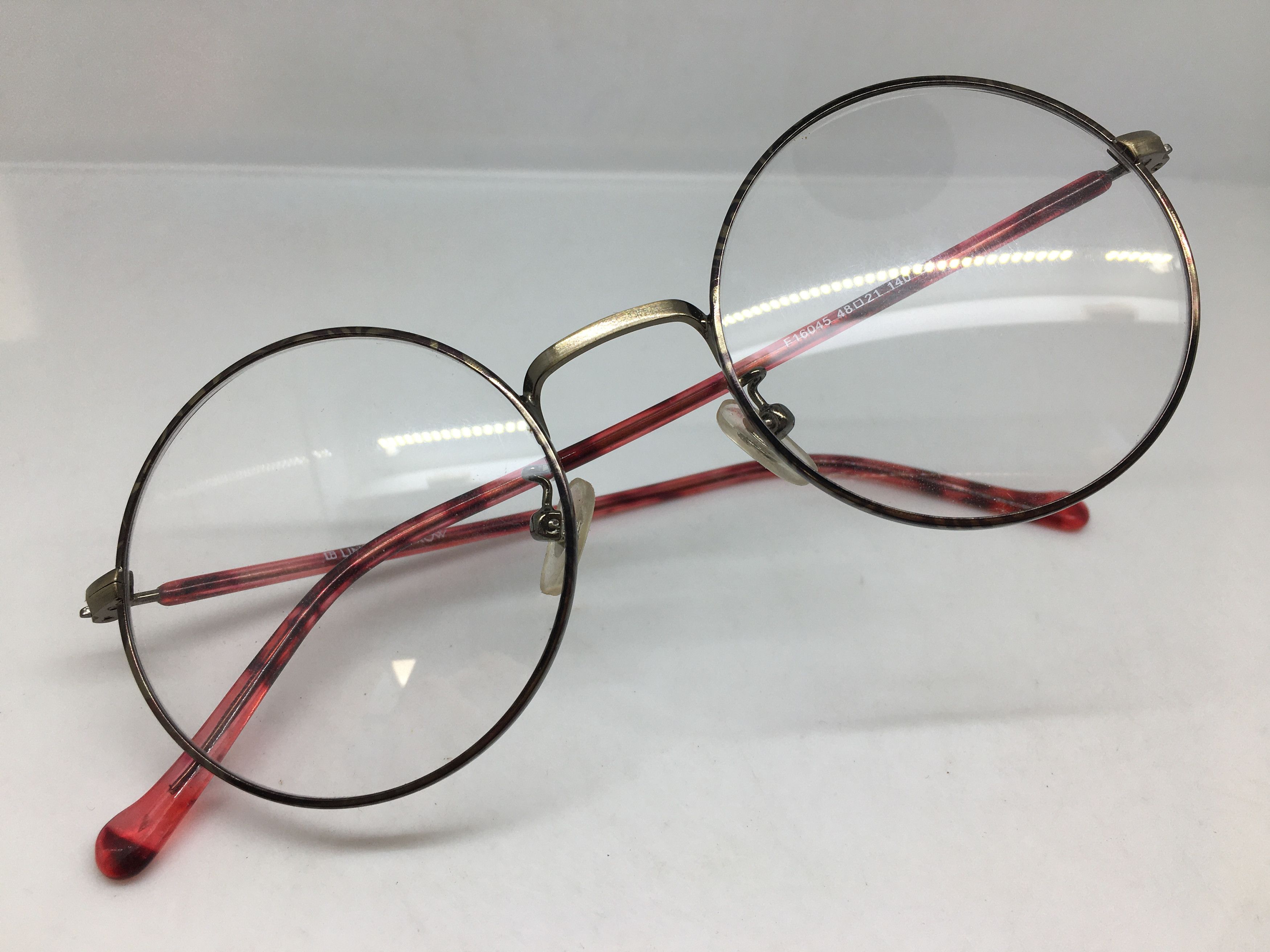 Other BrownAlloy Round Eyeglasses Frame GATSBY ARISTOCRAT Size ONE SIZE - 5 Thumbnail