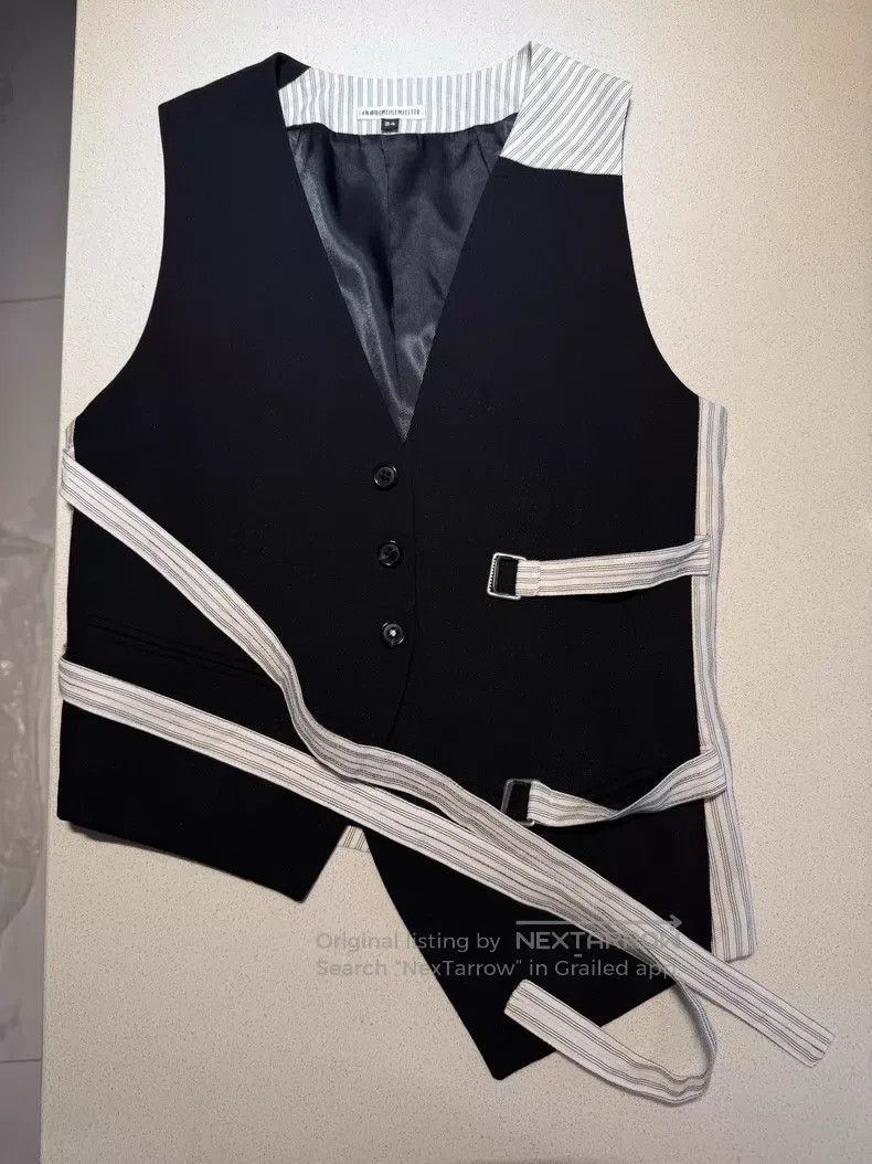 Ann Demeulemeester Ann Demeulemeester Wool Vest Knit Top Size XXS / US 00 / IT 34 - 1 Thumbnail