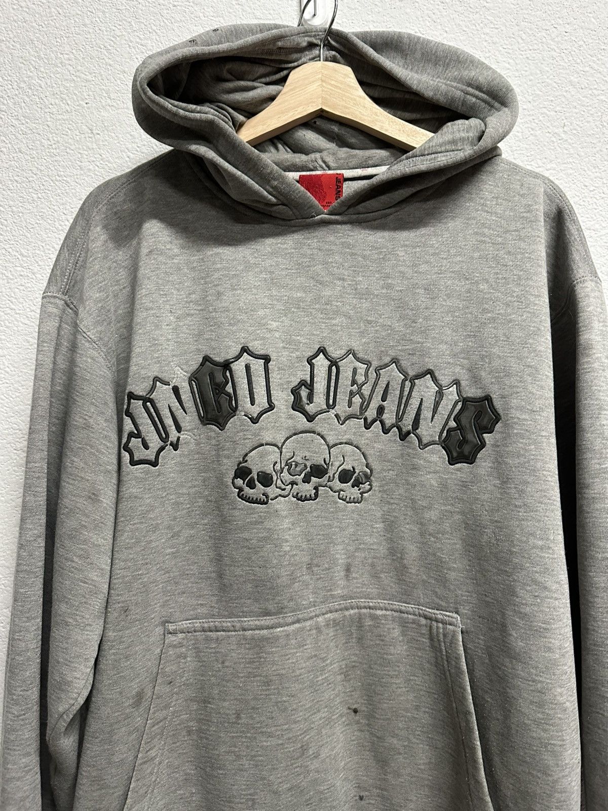 JNCO JNCO Skulls Distressed Hoodie Size US L / EU 52-54 / 3 - 3 Thumbnail
