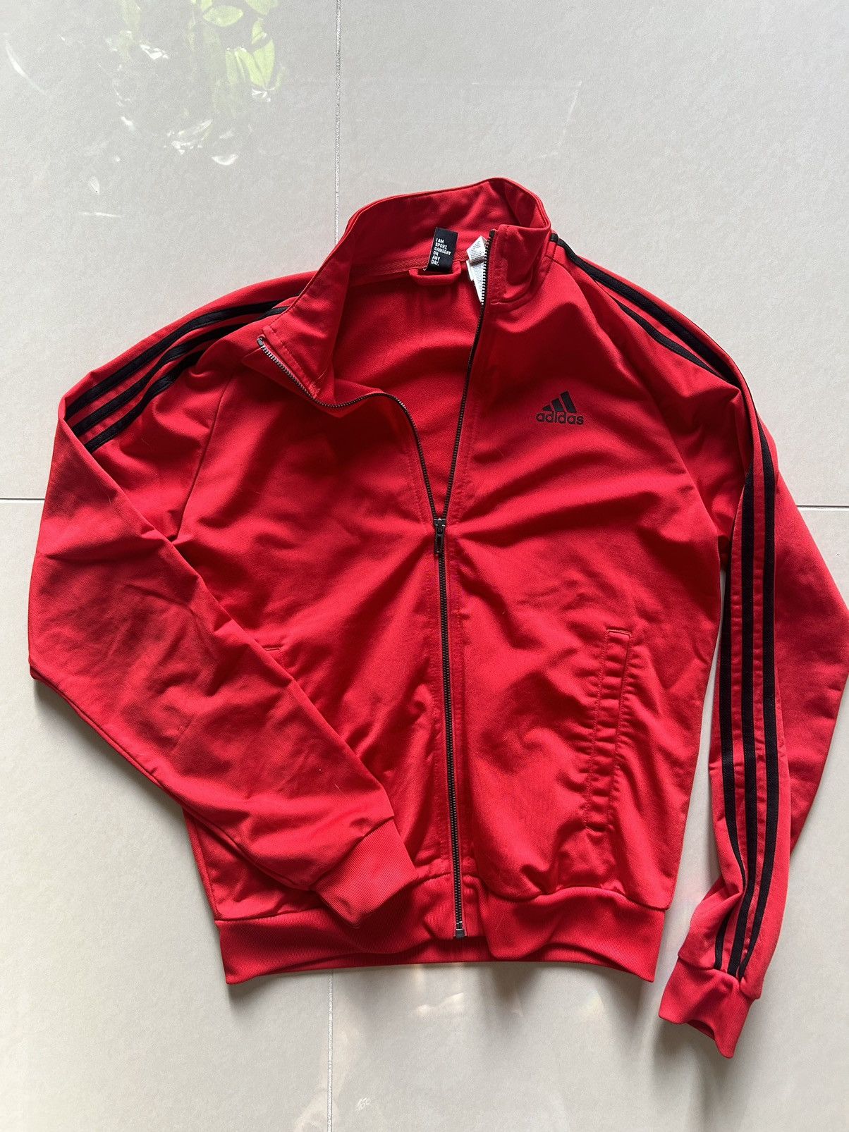 Adidas 2000s Adidas Track Jacket Three Stripes Size US S / EU 44-46 / 1 - 1 Thumbnail