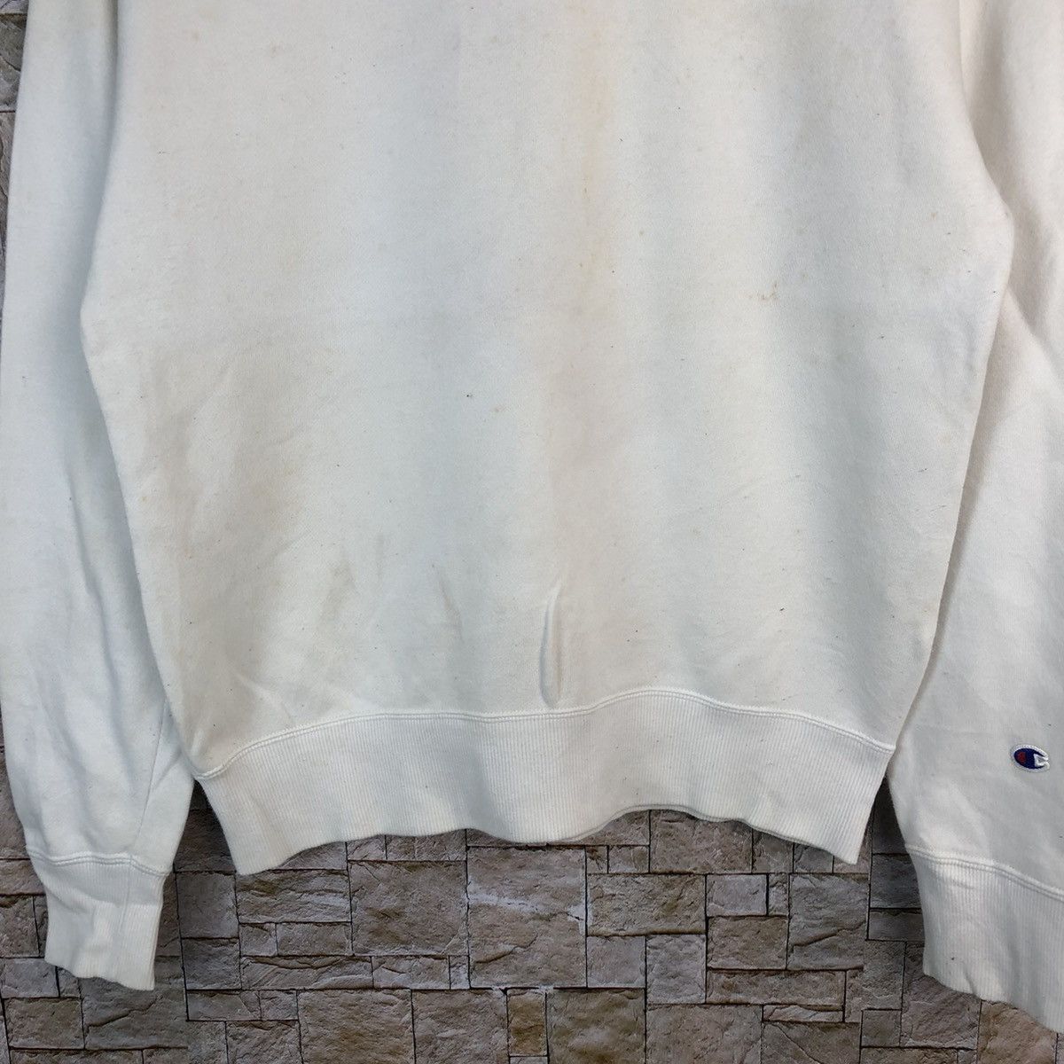 Champion Champion vintage White Plane Sweatshirt #A524 Size US M / EU 48-50 / 2 - 6 Thumbnail