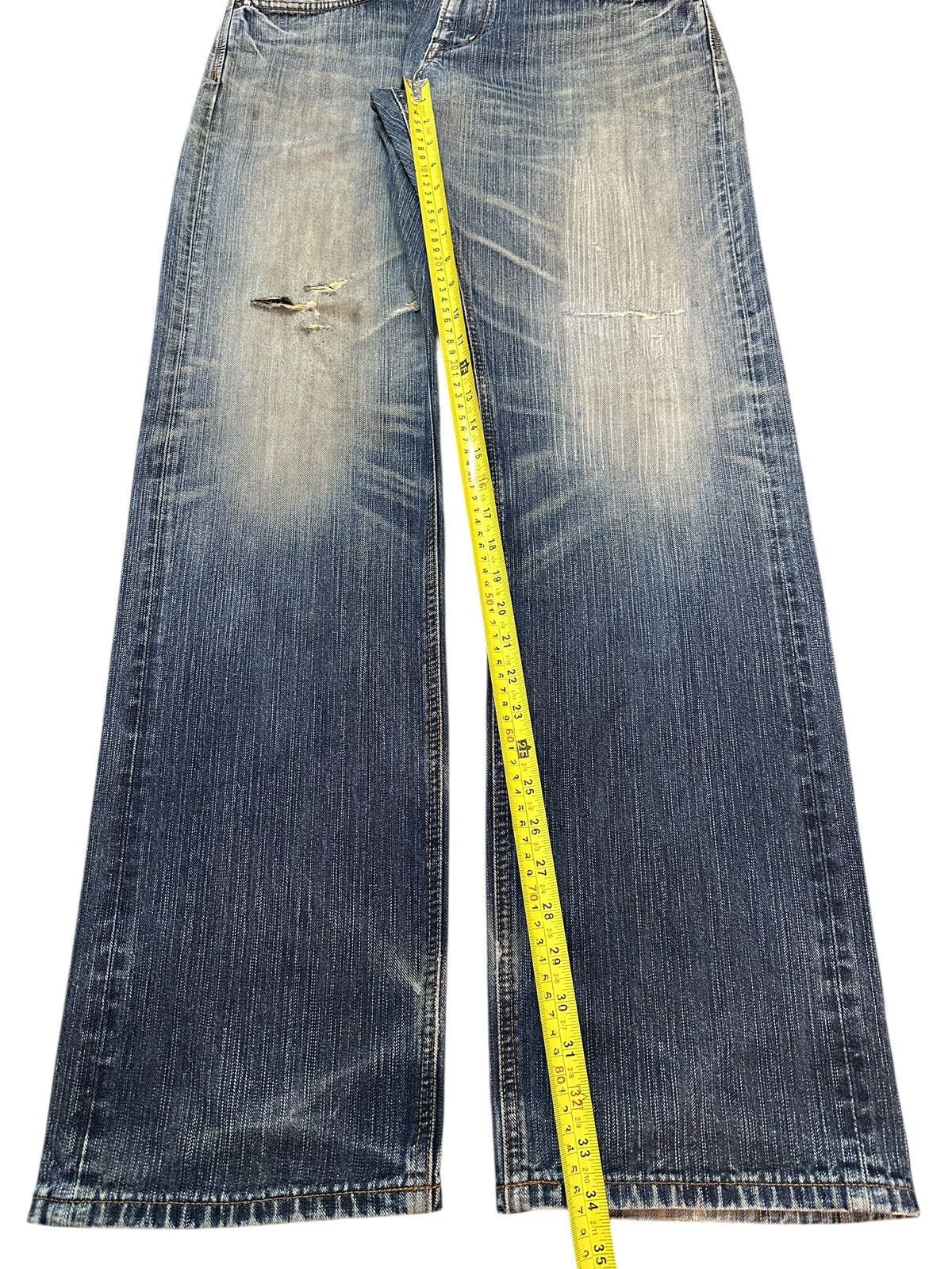 Edwin Edwin XV Exclusive Vintage Faded Wash Style Baggy Jeans Size US 34 / EU 50 - 14 Thumbnail