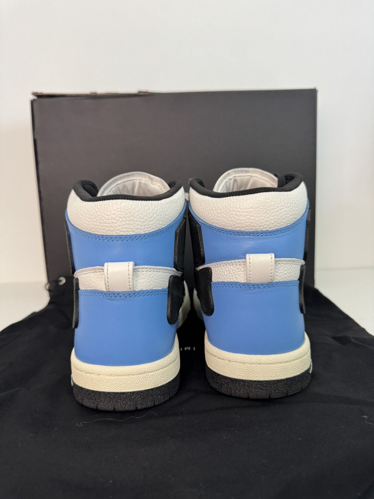 Amiri Amiri Skel Top Hi Blue/White Size 9 Preowned W/ Box Size US 9 / EU 42 - 3 Thumbnail