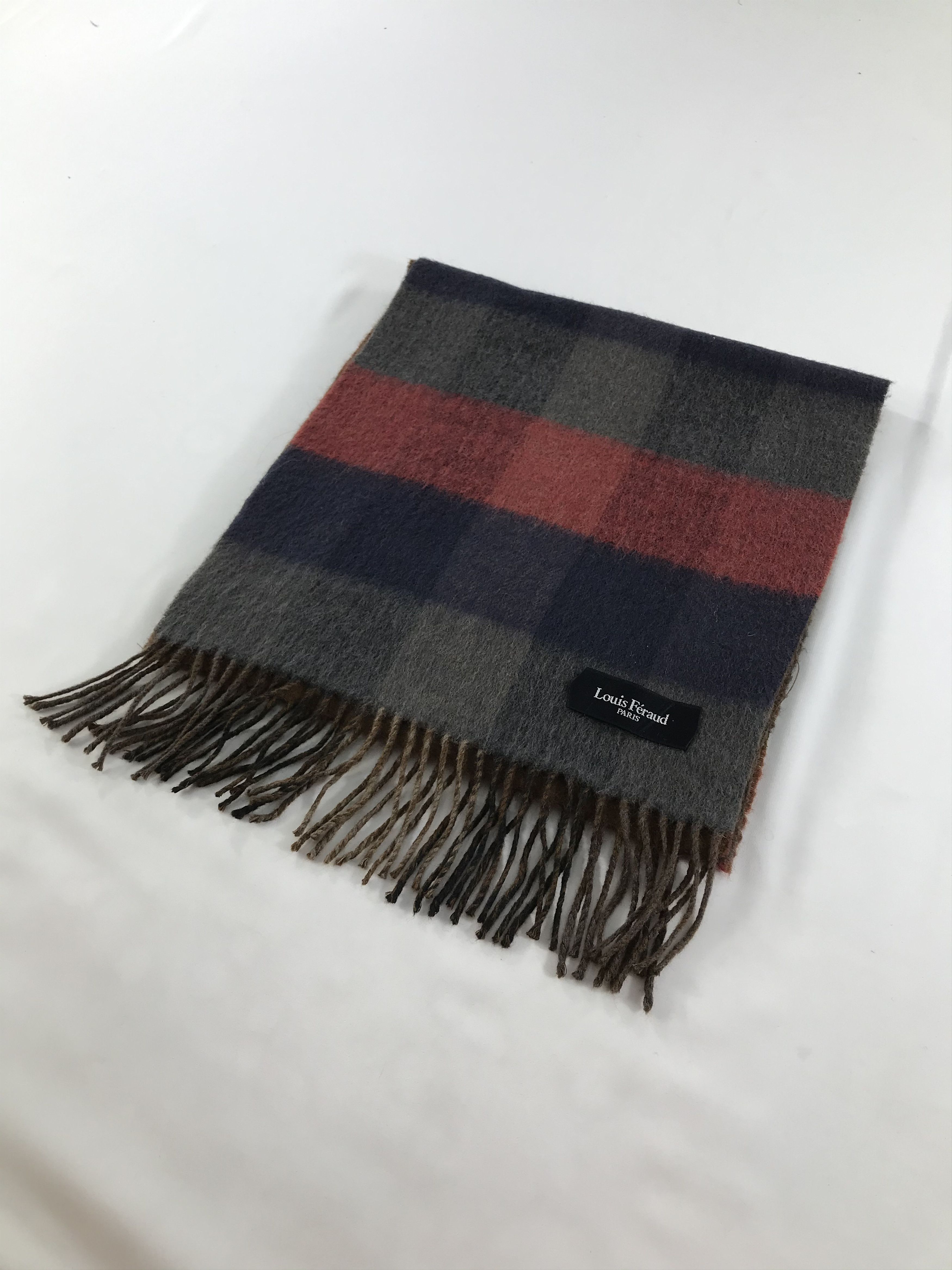 Louis Feraud Louis Feraud Wool Scarf Muffler Neckgear Neck Warmer V49 Size ONE SIZE - 3 Thumbnail