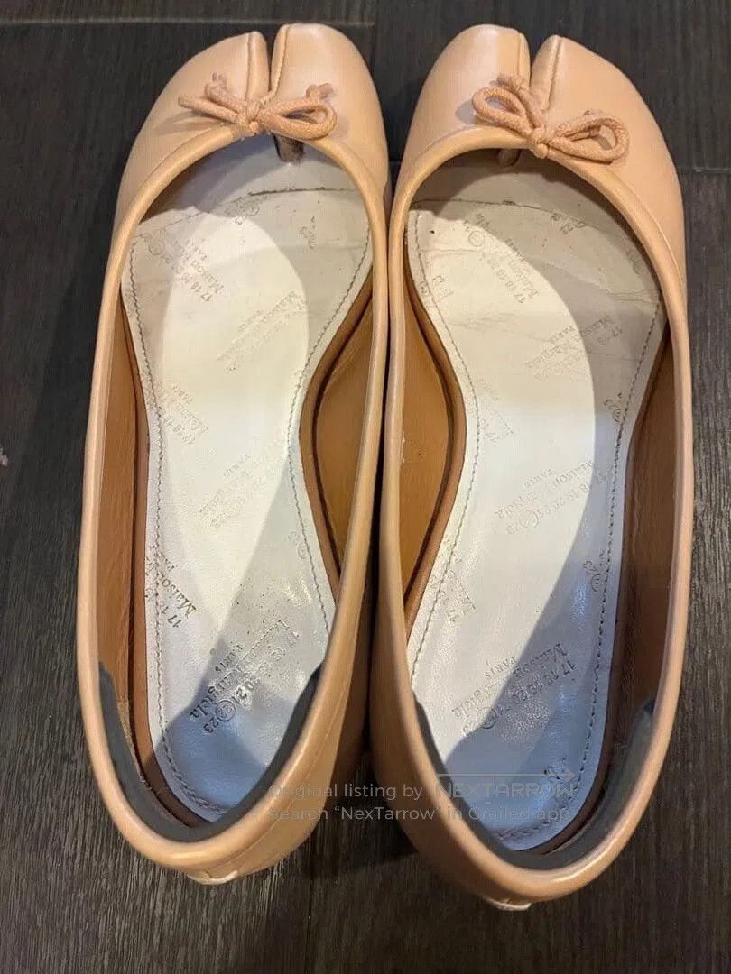 Maison Margiela Maison Margiela Beige Tabi Low Heel Ballerinas. Size US 8.5 / IT 38.5 - 3 Thumbnail