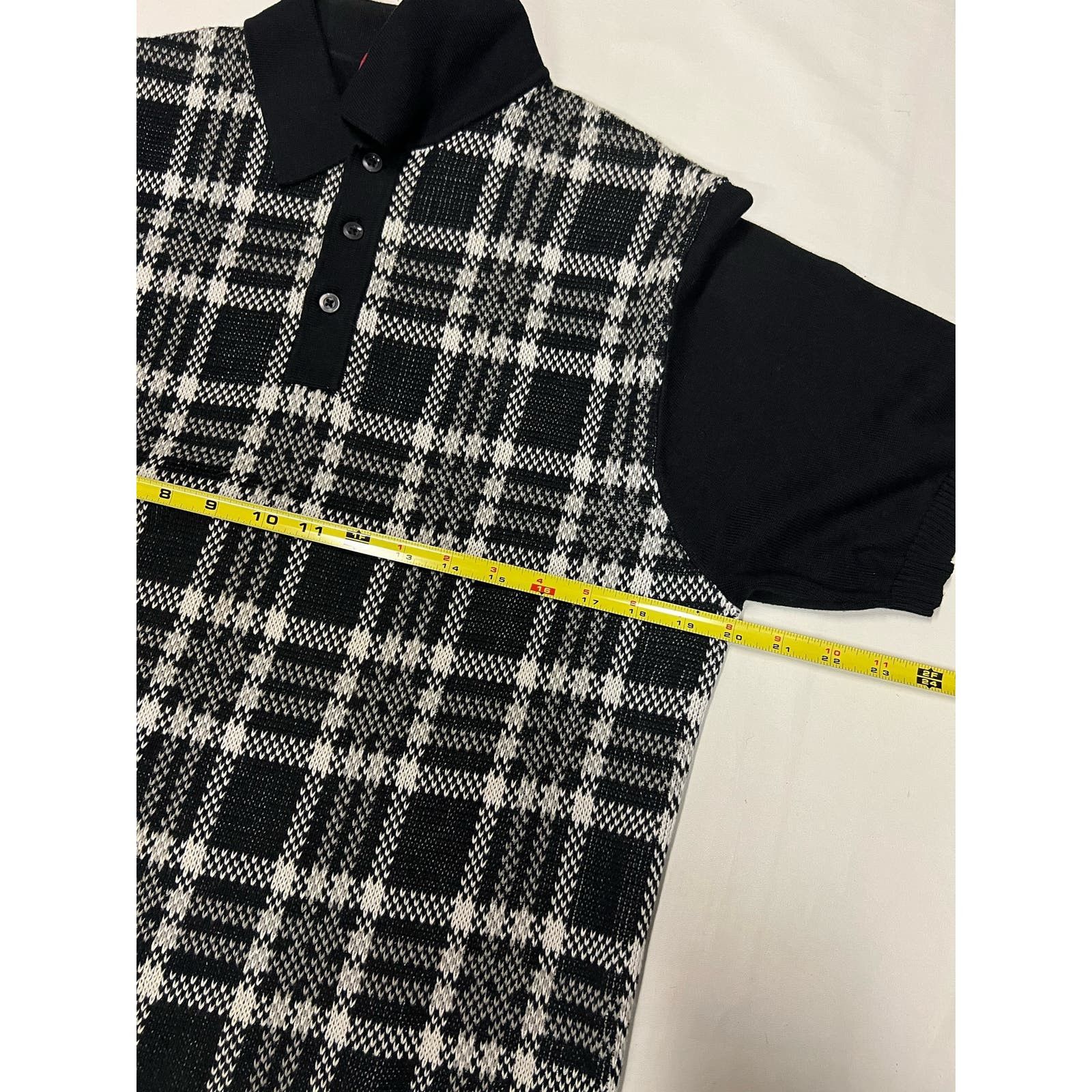 Supreme Supreme Plaid Knit Polo Shirt | Grailed