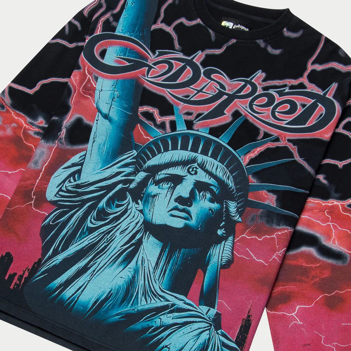 Godspeed Godspeed 'Voltage' Red LS Tee Size US XXL / EU 58 / 5 - 3 Thumbnail